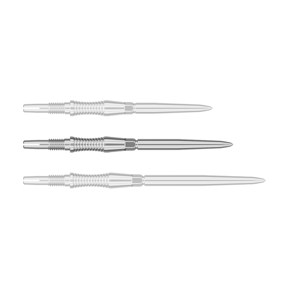 Das Foto zeigt ein Produkt mit dem Dateinamen 340301_Target_Swiss_Point_Dartspitzen_Signature_RST_Silber_35mm_1. Dies sind wahrscheinlich silberne Dartspitzen mit einer Länge von 35 mm.