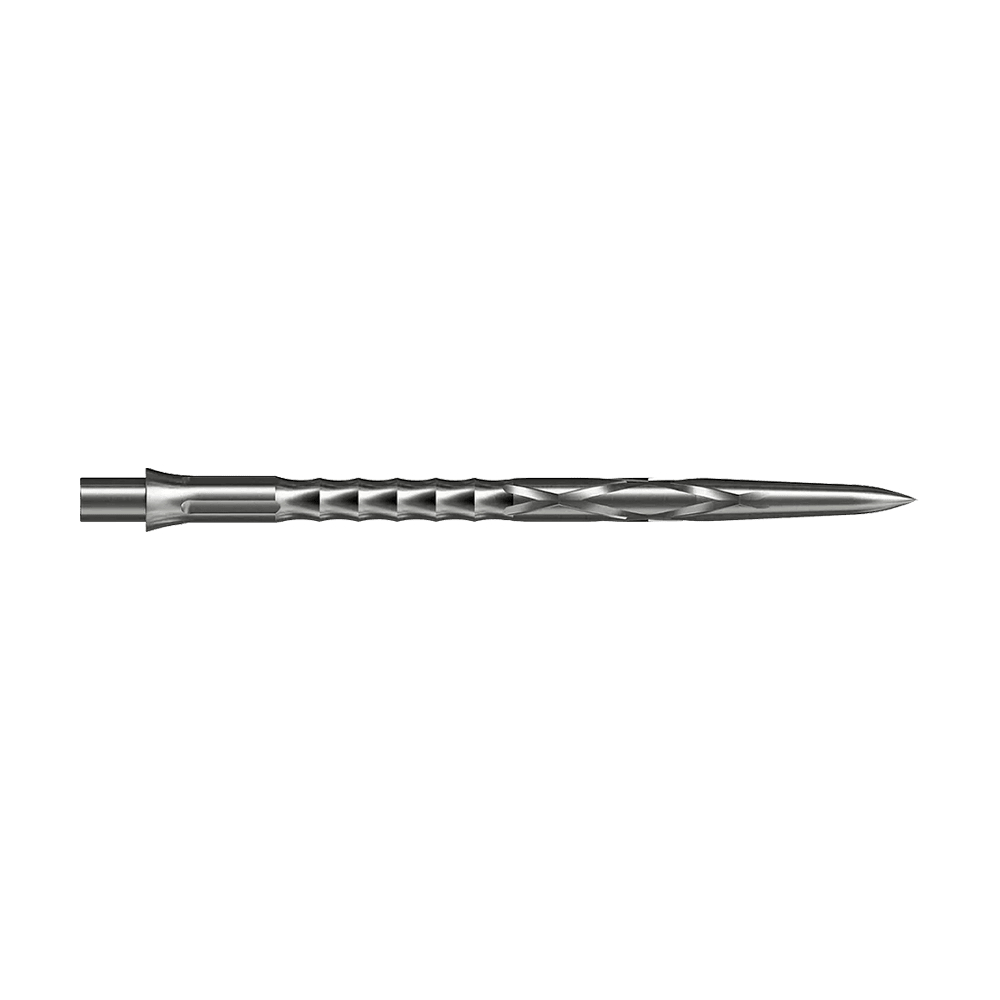 Caliburn System Steeldartspitzen - HAN G2 - Silber Abgebildet sind Steeldartspitzen Caliburn Evo System, HAN G2, Silber, 40mm. Diese Dartspitzen eignen sich für den professionellen Einsatz.