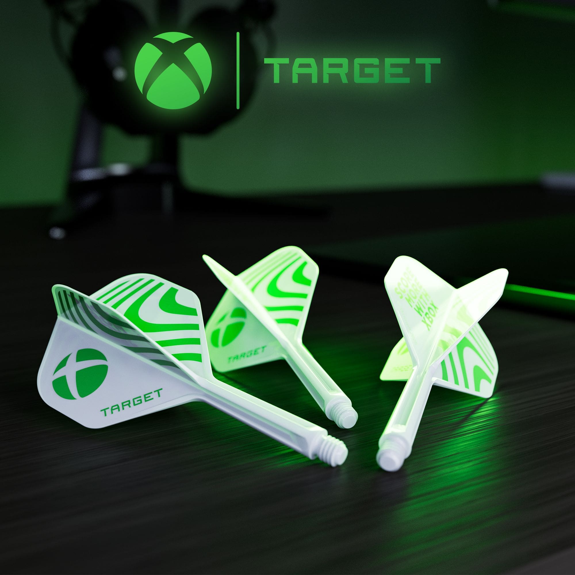 Target Xbox K-Flex No6 Flights - White Zu sehen ist das Produkt Target Xbox K-Flex No6 Flights in Weiß. Dieses Zubehör ist für Dartpfeile geeignet.