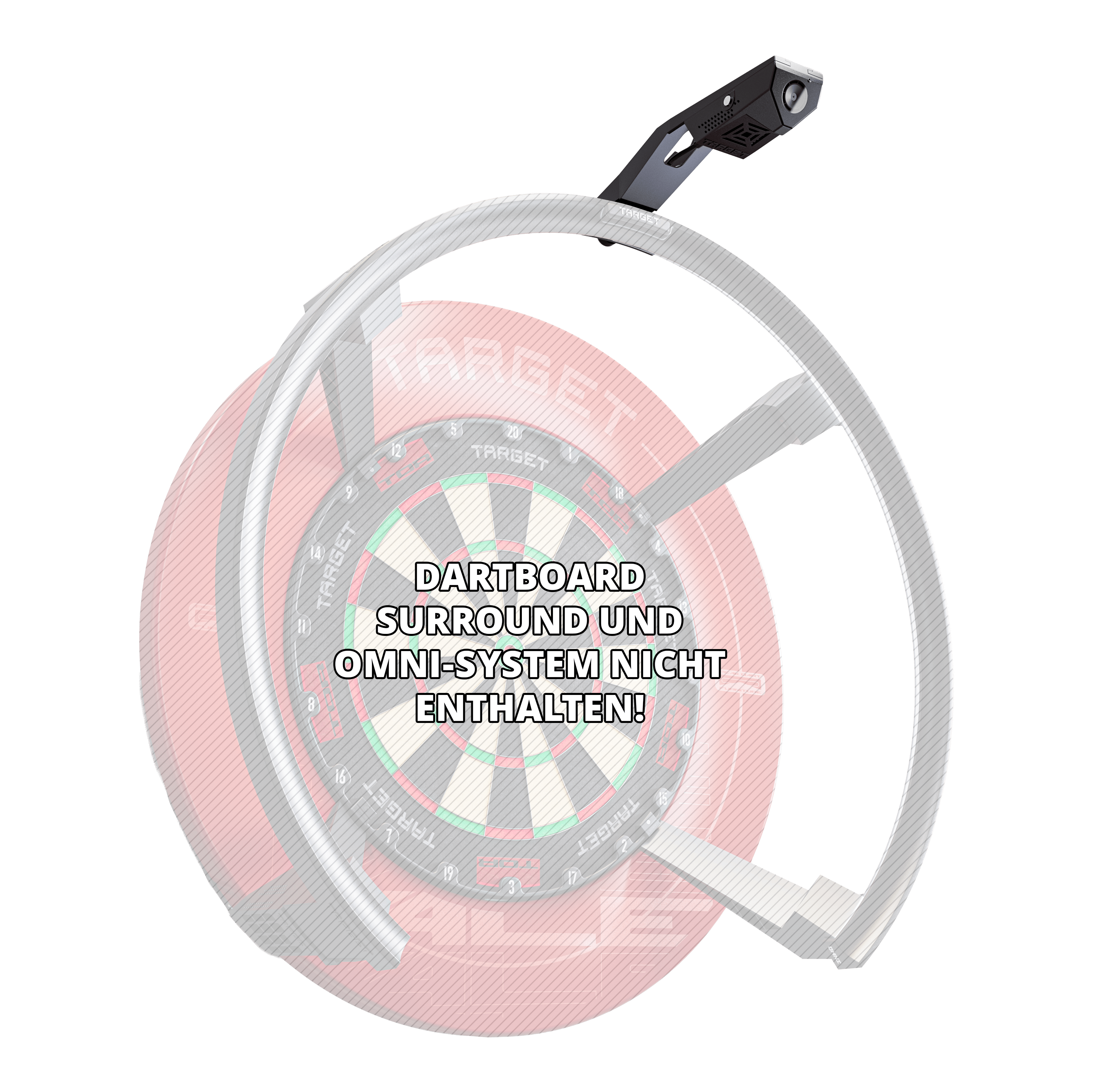 Bras de caméra Target OMNI VIRT Abgebildet ist der Target OMNI VIRT Kamera Arm. Der Kamera Arm bietet eine flexible Verwendung für Kameras im Dartsport.