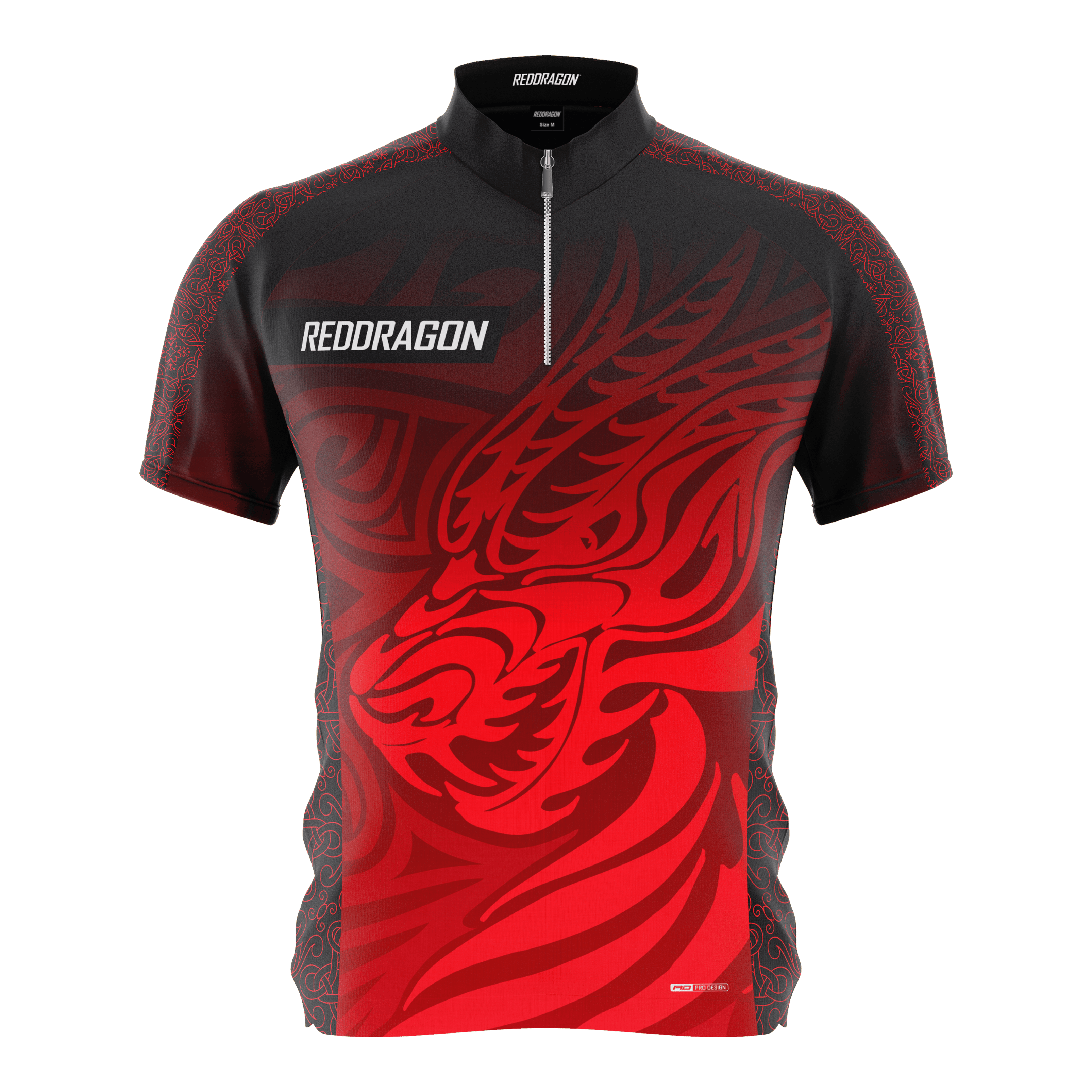 Abgebildet ist das Red Dragon Jonny Clayton Limited Edition Dartshirt. Dieses Dartshirt ist eine exklusive Sonderedition für Fans und Spieler.