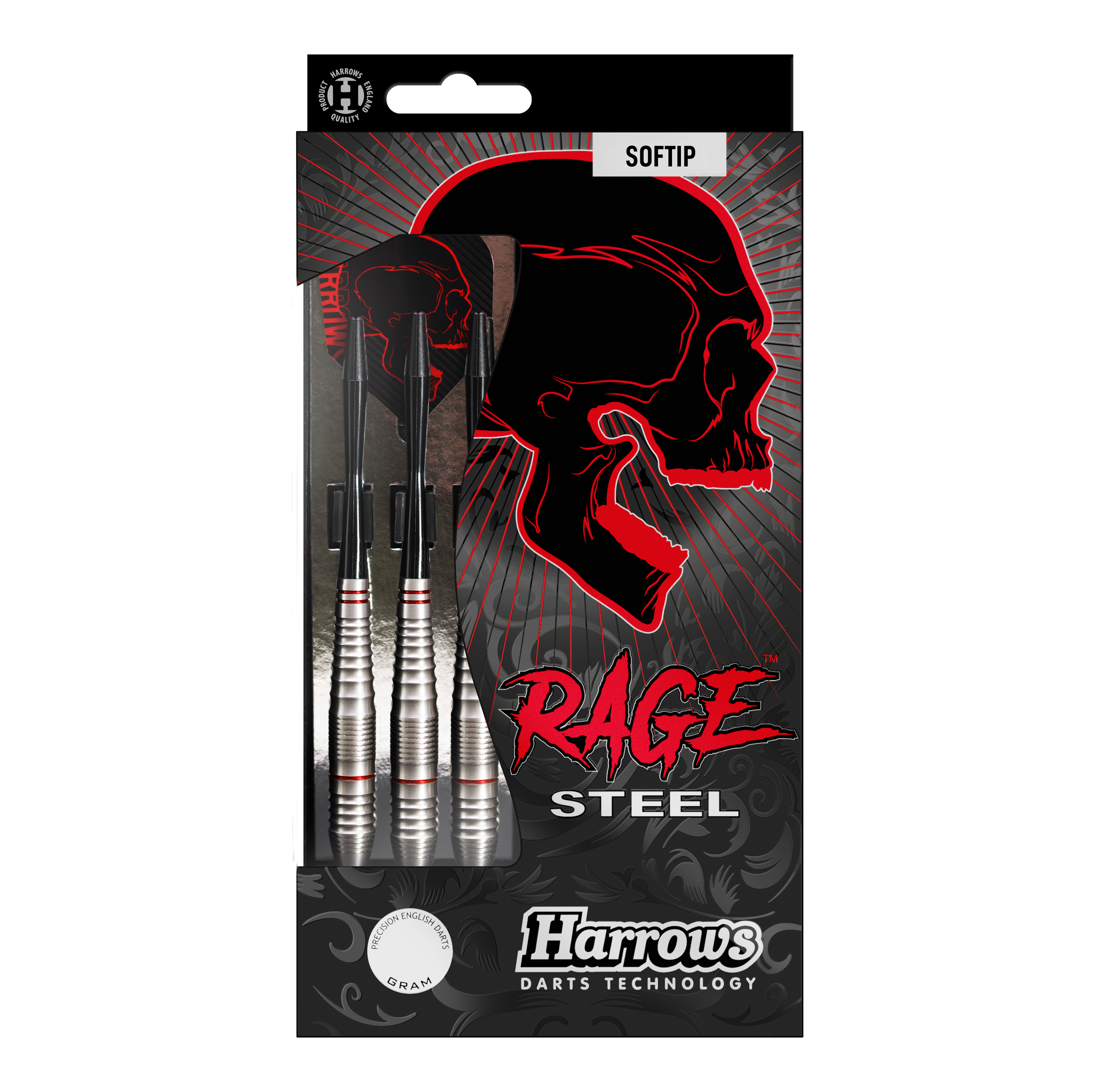 Harrows Rage soft darts