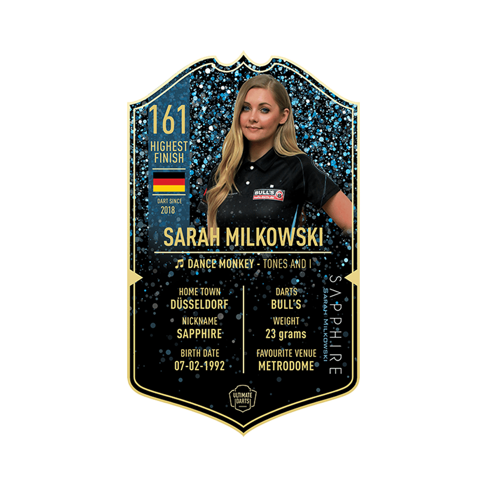 Ultimate Darts-kaart - Sarah Milkowski