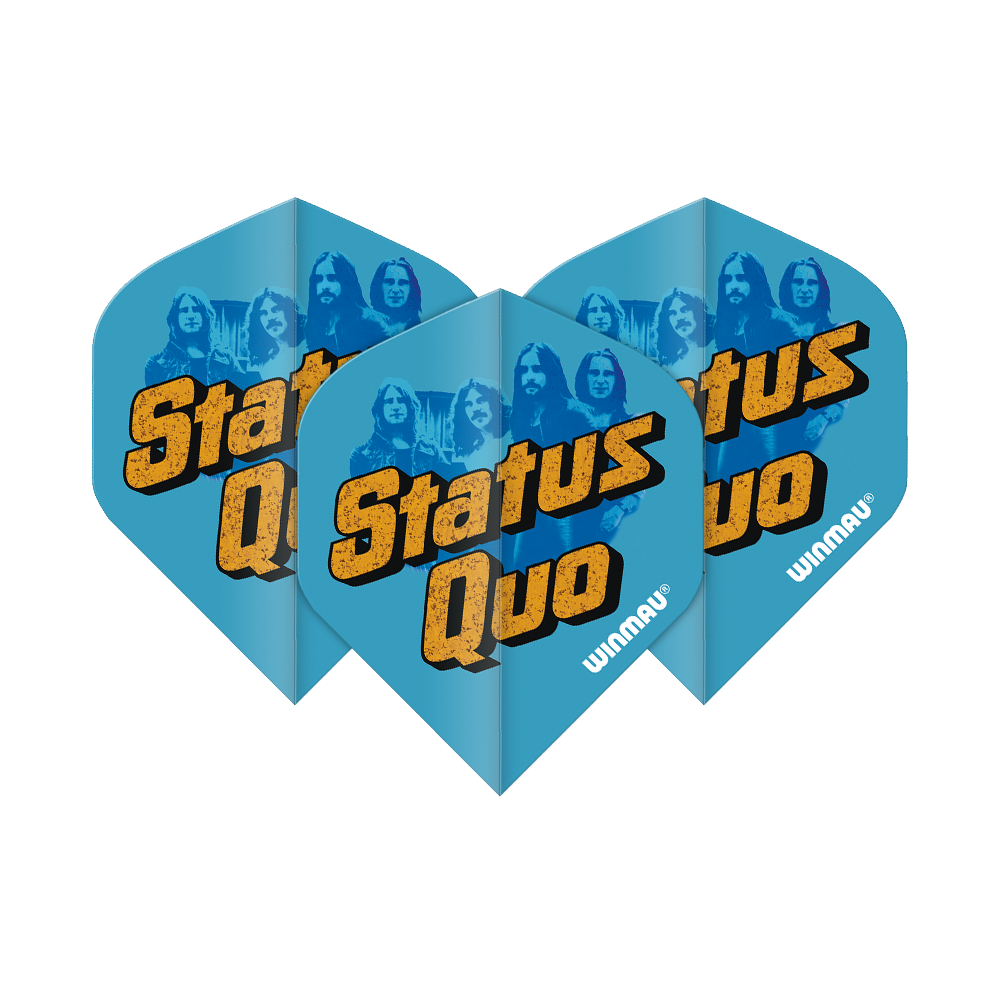 Winmau Status Quo Blue Logo Standard Flights