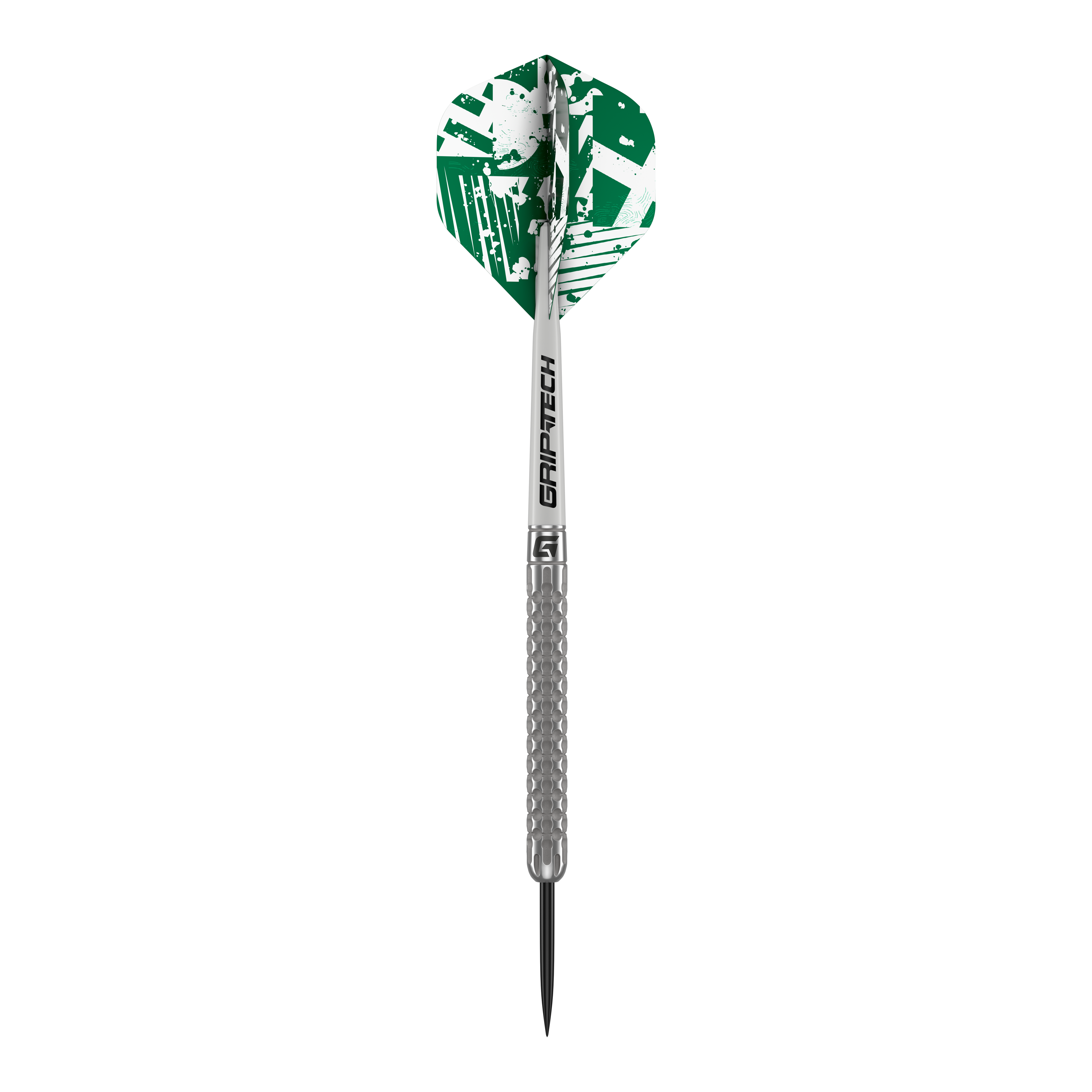 Šipky GOAT Fairway V1 z wolframové oceli GOAT Fairway V1 Tungsten Steeldarts liegt einzeln im Bild. Die Struktur ist fein gearbeitet.