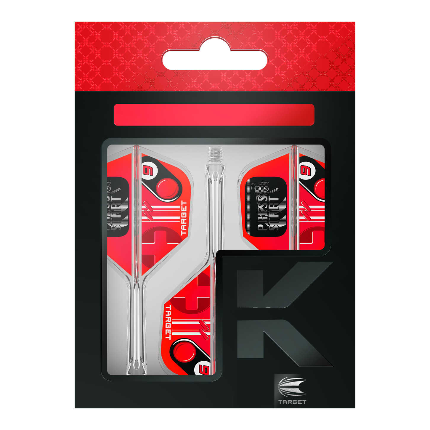 Target K-Flex Press Start No6 Flights Zu sehen sind die Target K-Flex Press Start No6 Flights. Sie werden als Zubehör für Darts verwendet.