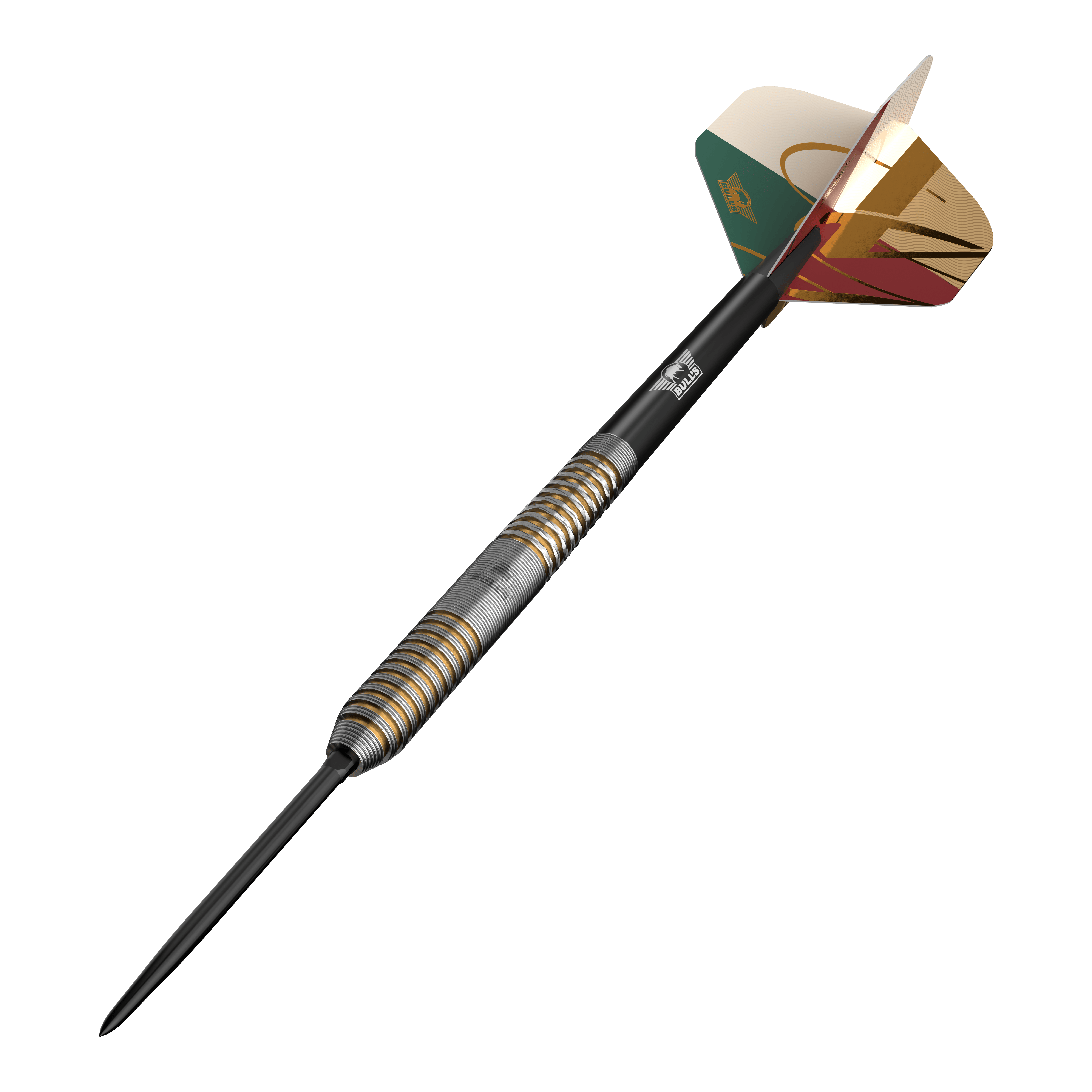 Dardos de acero convertibles con puntas vintage Ghost de Bulls NL Die Abbildung zeigt Bulls NL Vintago Ghost Convertible Points Steeldarts. Diese Steeldarts verfügen über konvertierbare Spitzen für vielseitigen Einsatz.