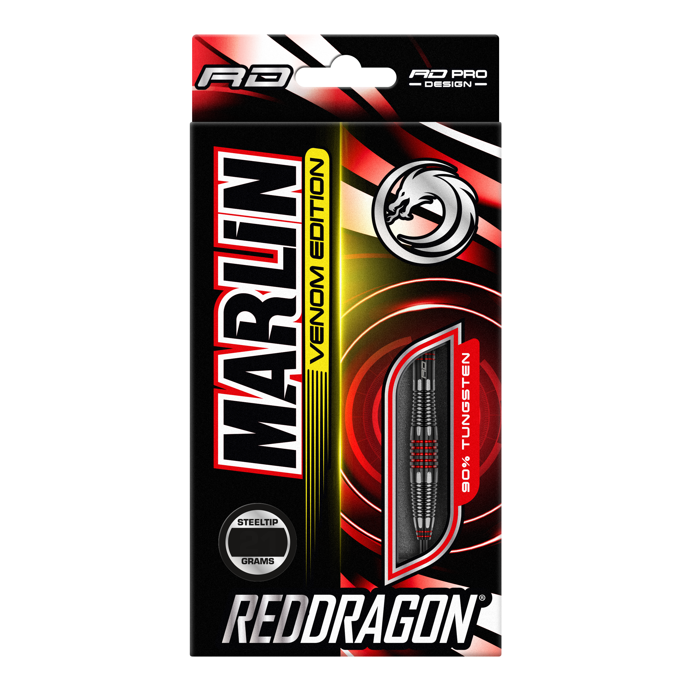 Red Dragon Marlin Venom stalen dartpijlen