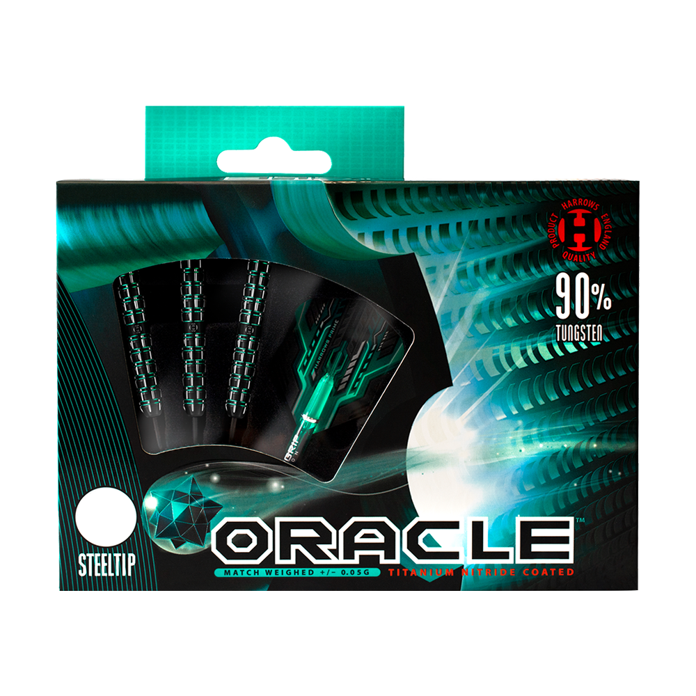 Harrows Oracle 90% Tungsten Steel darts 22g 7-HA17164