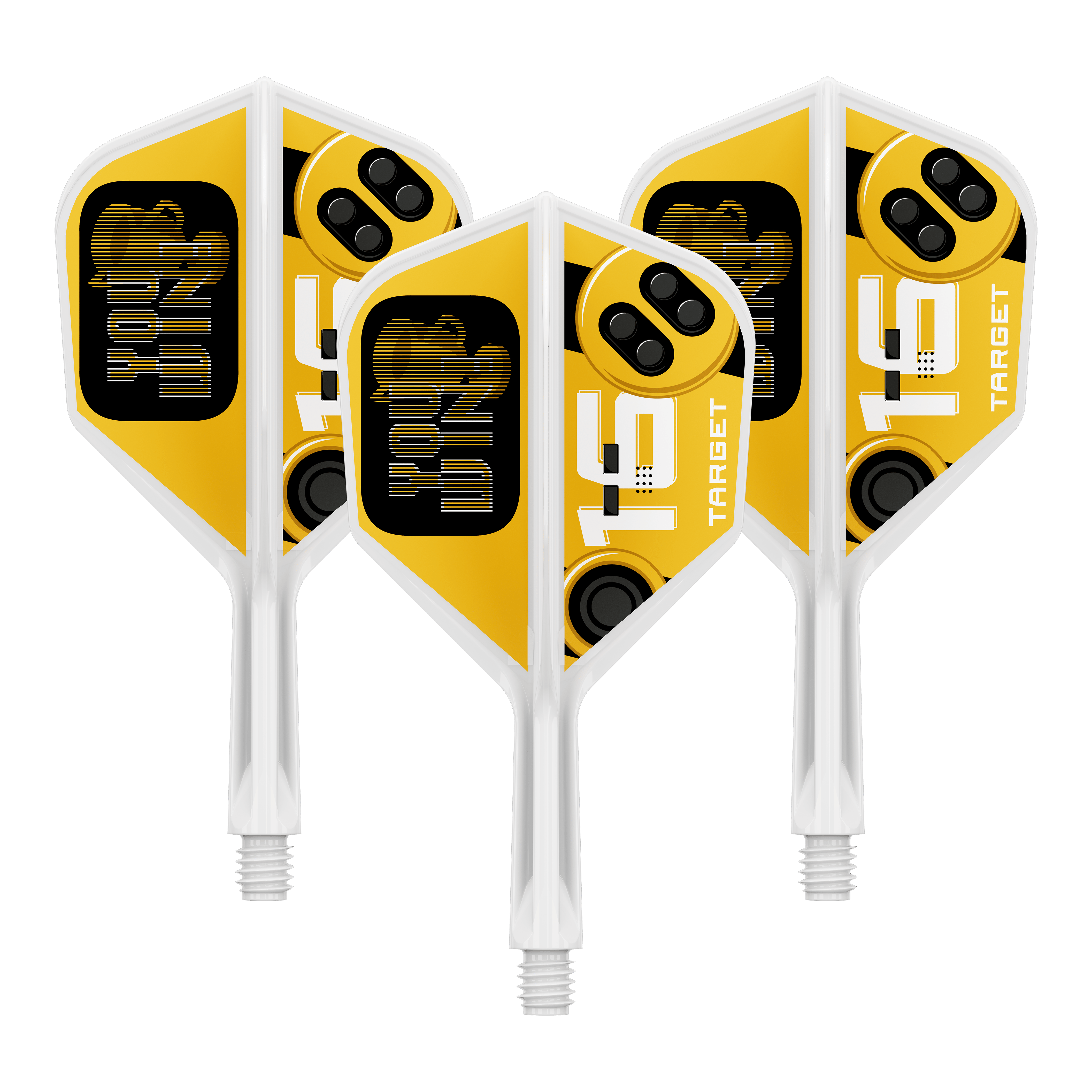 Targetz K-Flex et gagnez 6 vols Ein Dart Flight wird abgebildet. Dies ist die Variante Target K-Flex YouWin No6 in der Größe 19 mm.