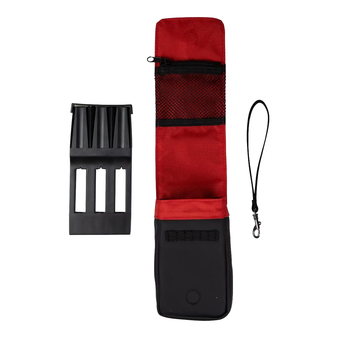 Měkký obal Bulls NL Spacecase černo-červený Abgebildet ist das Bulls NL Spacecase Softcase in den Farben Schwarz und Rot. Das Etui bietet Platz für Dartzubehör und Pfeile.