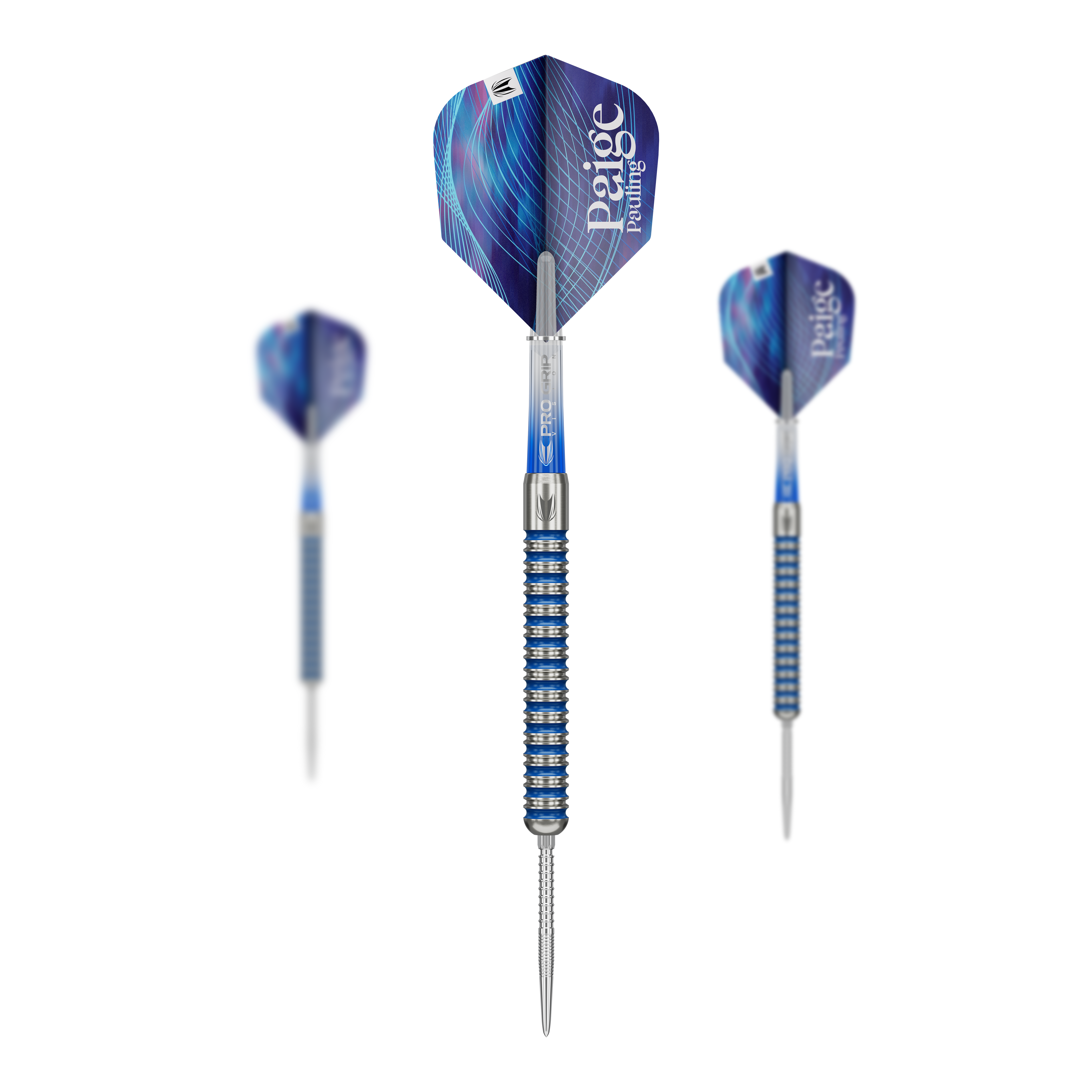 Target Paige Pauling GEN1 Swiss Points Steeldarts - 22g Abgebildet ist das Produkt Target Paige Pauling GEN1 Swiss Points Steeldarts - 22g. Dieses Bild zeigt eine Darts-Set bestehend aus hochwertigen Steeldarts.