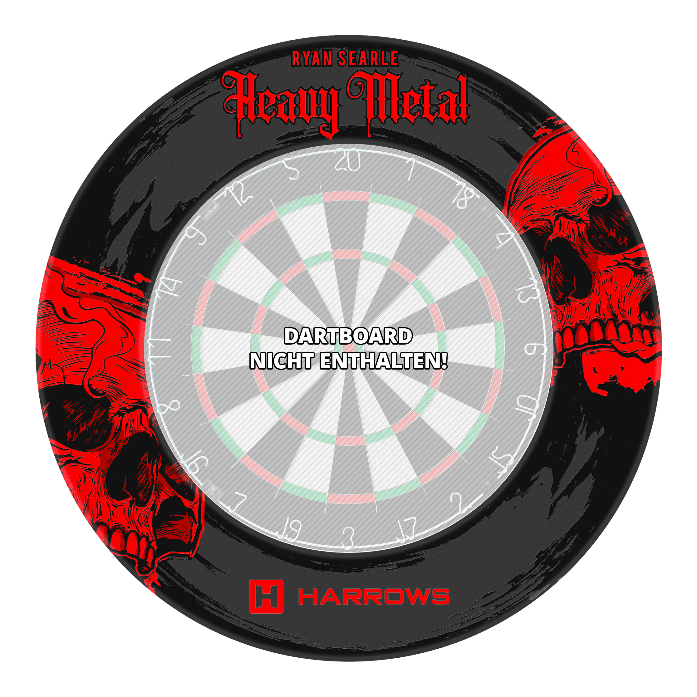 Harrows Ryan Searle Heavy Metal Surround Harrows Ryan Searle Heavy Metal Surround ist abgebildet. Der Surround ist dunkel und robust gestaltet.