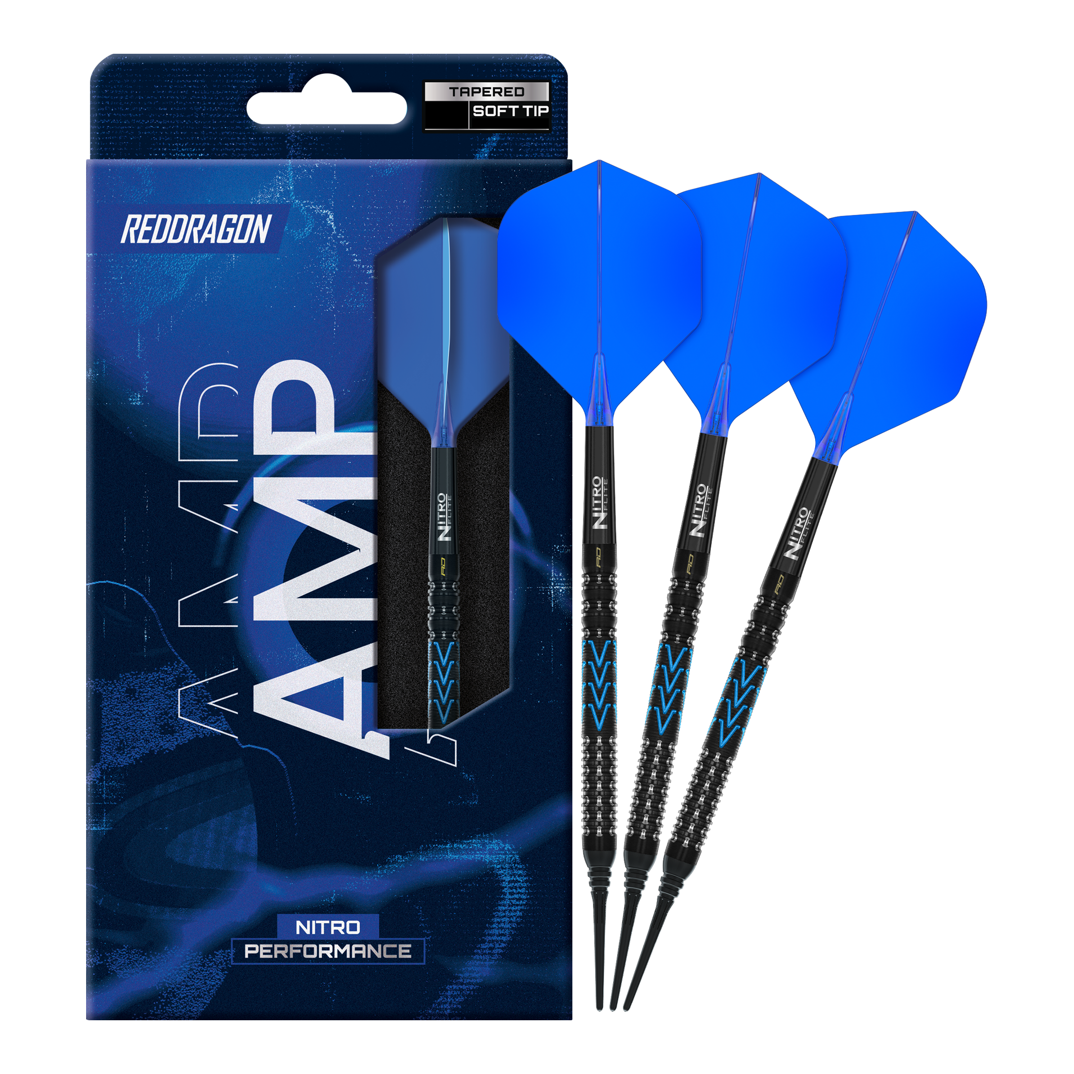 Red Dragon Amp Tapered Softdarts- 20g Zu sehen sind Red Dragon Amp Tapered Softdarts mit 20g Gewicht. Diese Darts sind besonders für präzises Werfen geeignet.