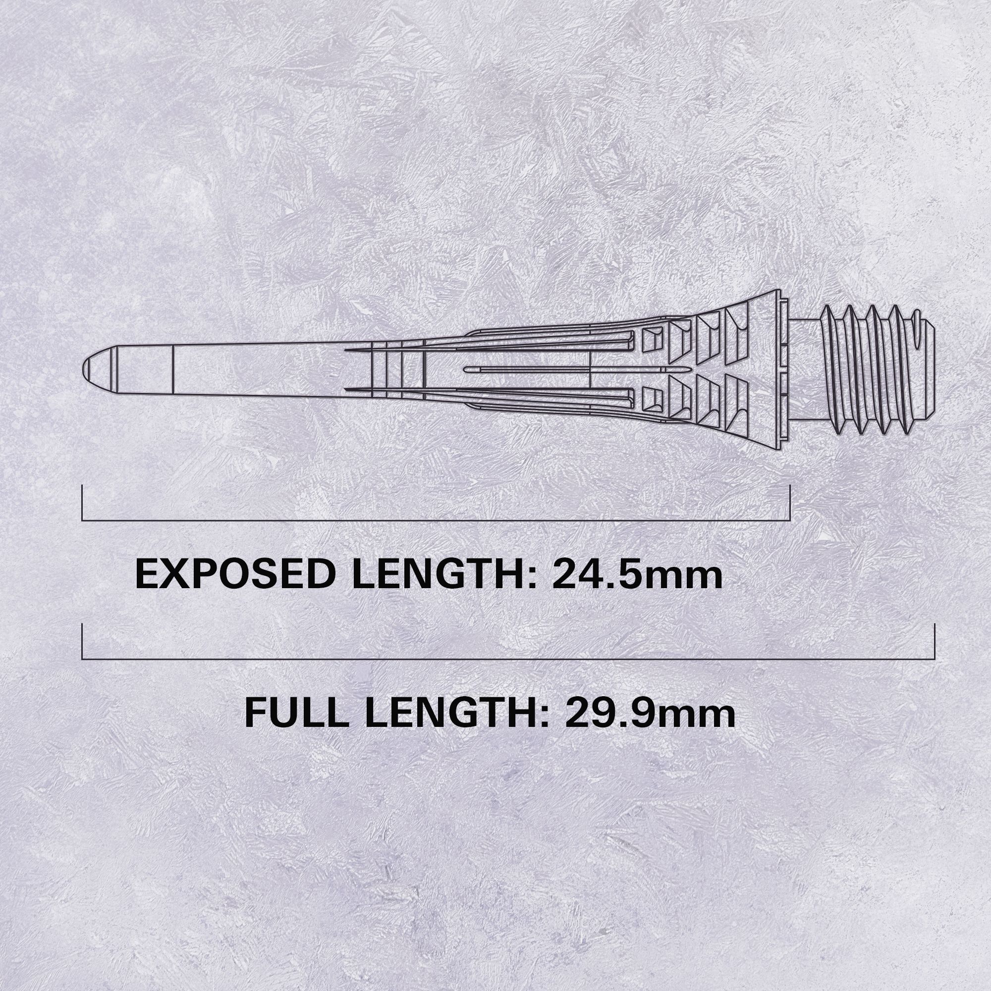 Target Cryo Soft Dart Tips 30 ks - bílé Dieses Bild zeigt den Target Cryo Softdartspitzen 30er Pack in der Farbe Weiß. Die Spitzen werden zum Wechseln bei Softdarts verwendet.