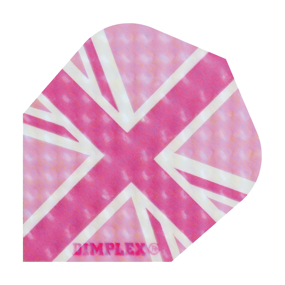 Harrows Dimplex Union Jack Pink No6 Flights