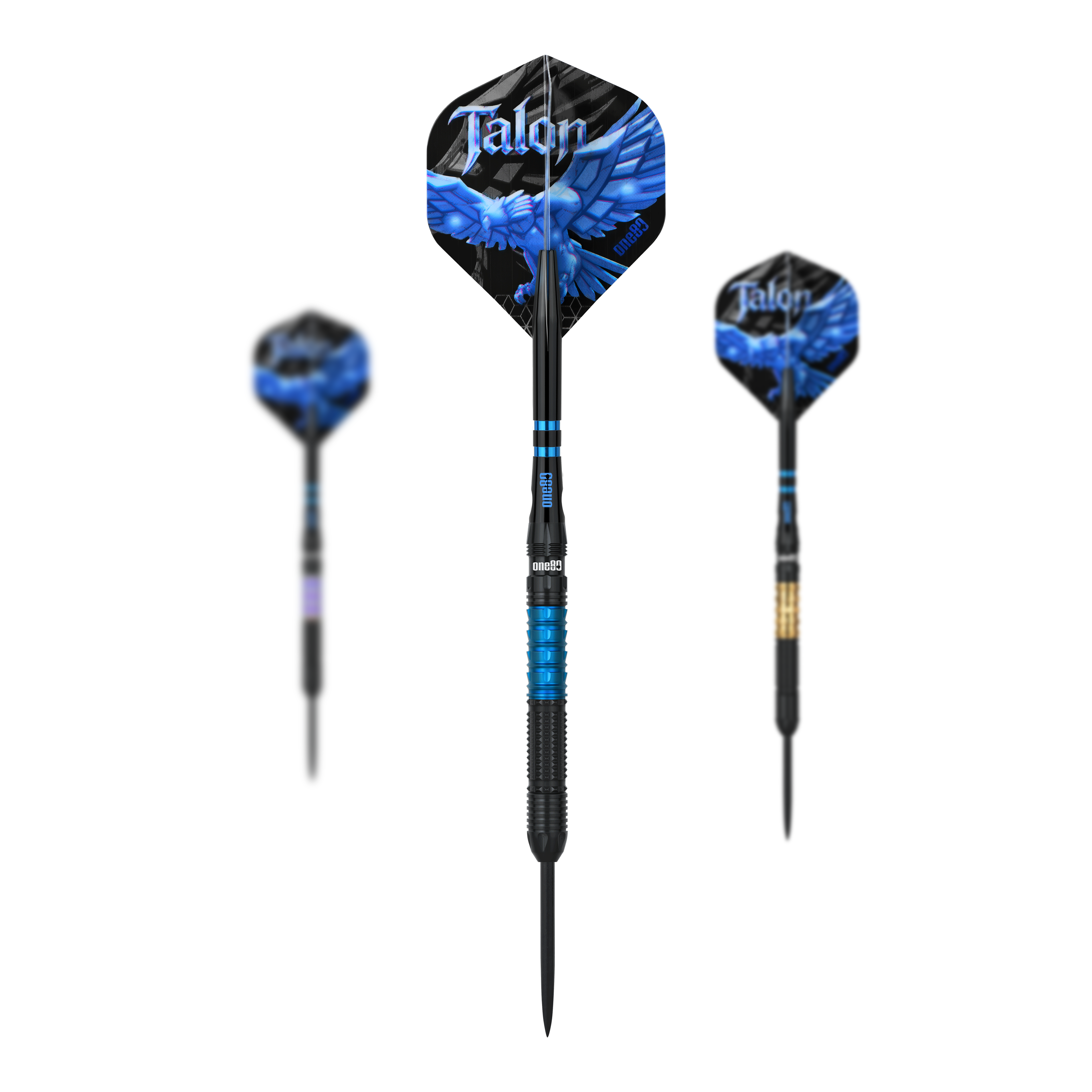 One80 Talon T1 Steeldarts Abgebildet sind die One80 Talon Steeldarts. Das Set besteht aus hochwertigen Steeldarts zum professionellen Dartspiel.