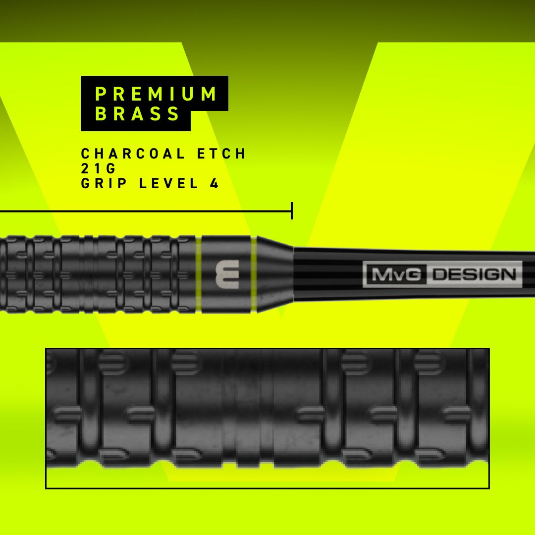 Winmau Michael Van Gerwen mosazné Steeldarts - 21g Zu sehen sind Winmau Michael Van Gerwen Core Brass Steeldarts - 21g. Das Set besteht aus mehreren Darts.