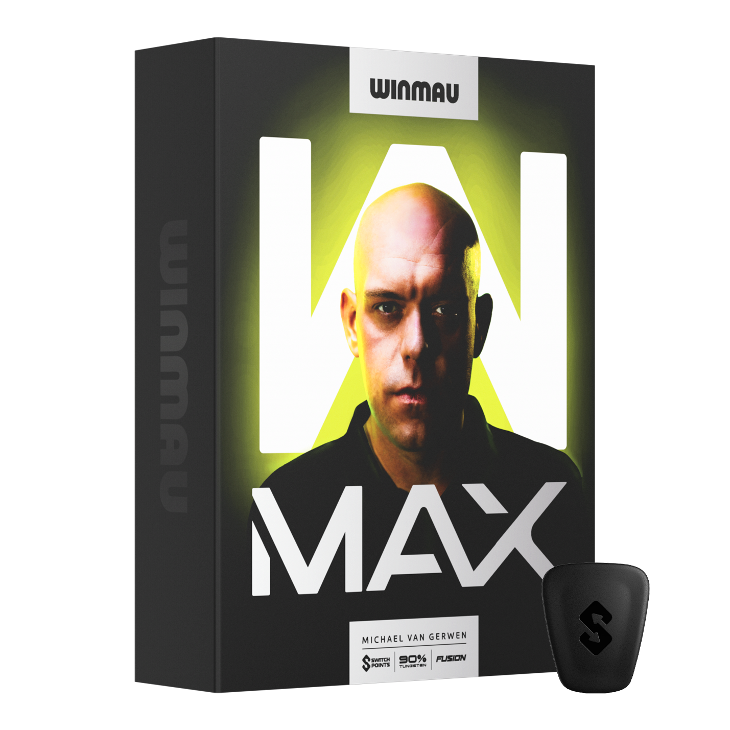 Ocelové šipky Winmau Michael Van Gerwen W-MAX Switch Point Zu sehen sind Winmau Michael Van Gerwen W-MAX Switch Point Steeldarts. Es handelt sich um ein umfassendes Set.