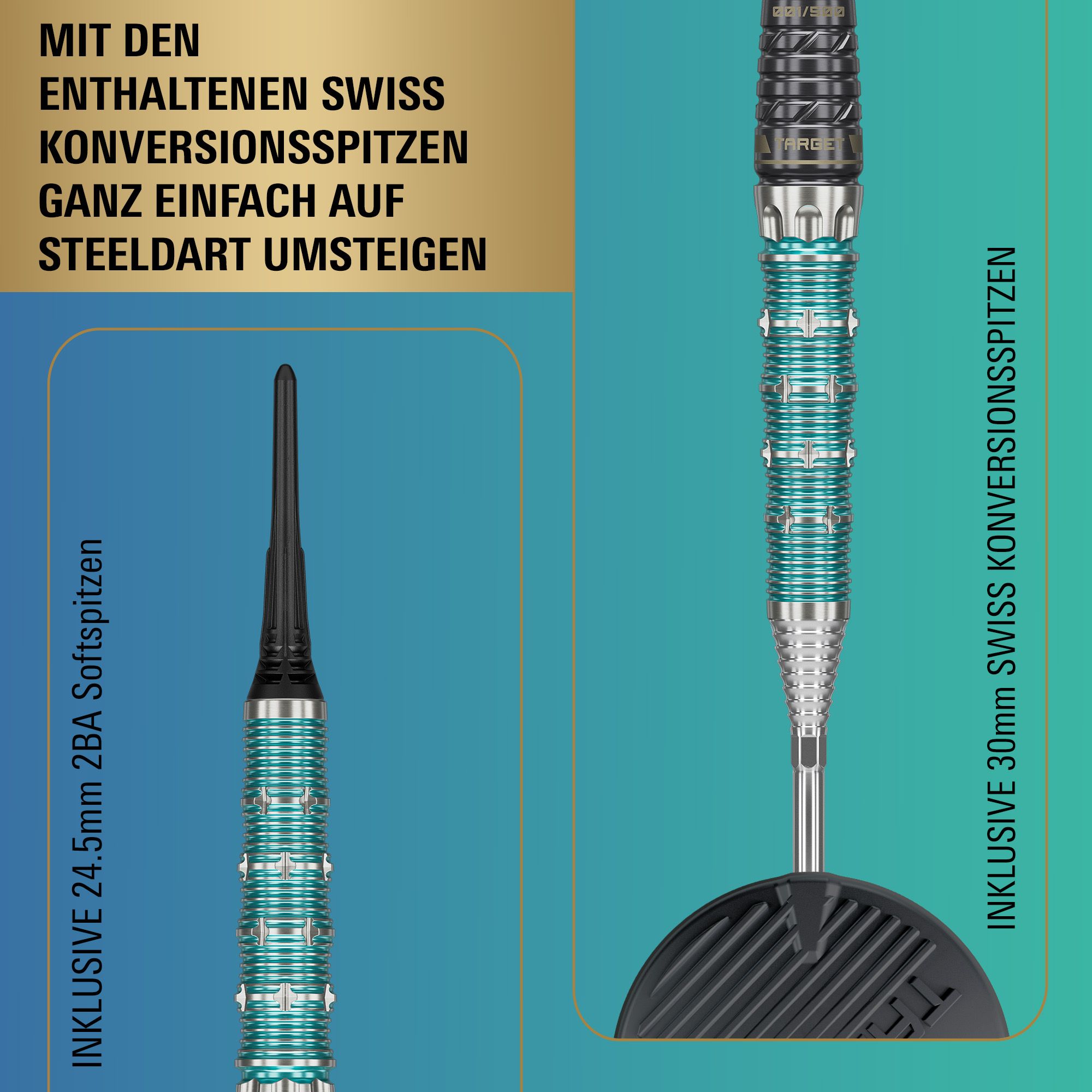 Target Japan The Rising Miracle Combination Limited Edition Softdarts - 21.5g