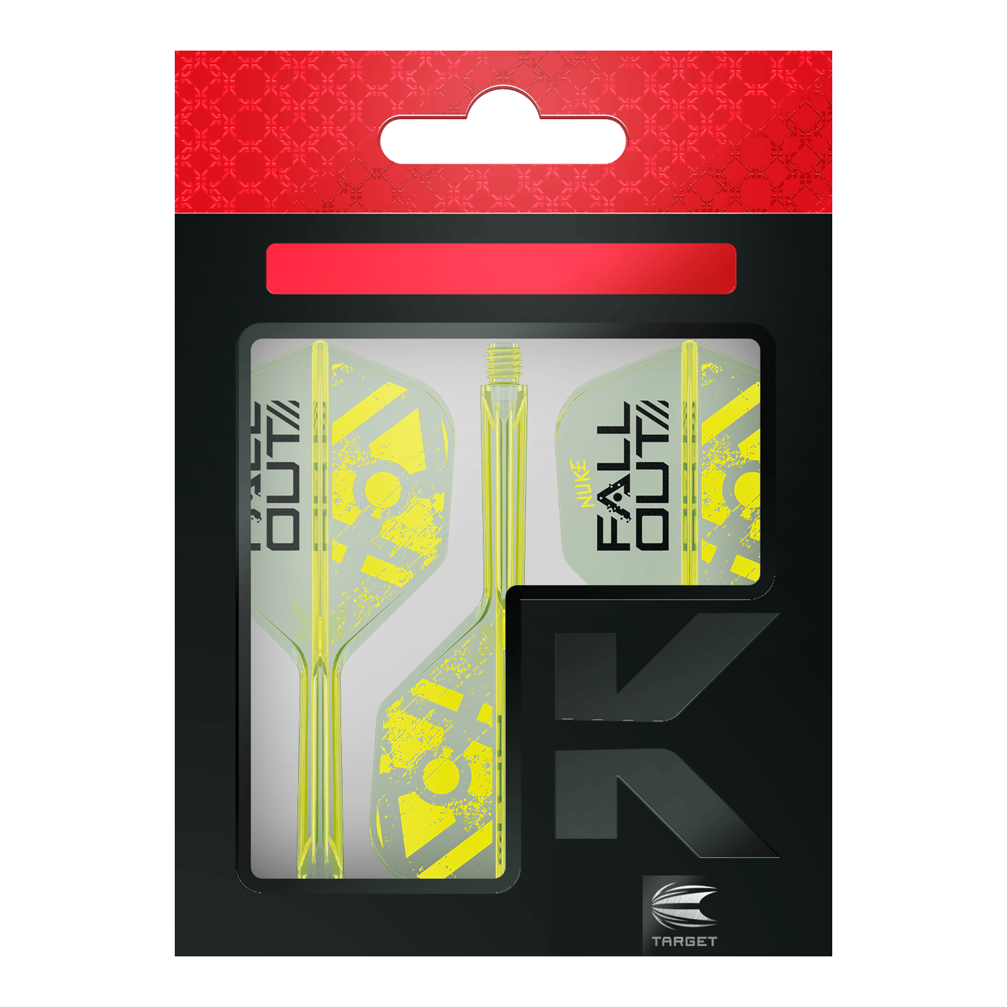 Target K-Flex Luke Littler Fallout No6 Flights Hier sieht man die Target K-Flex Luke Littler Fallout No6 Flights. Diese Flights sind speziell für das Darts-Spiel entwickelt.