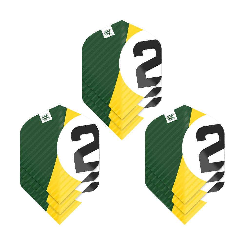 337207_Target_ProUltra_3Sets_Chicane_Green_Standard_Flights_1XKCR7hond5hby Target Pro Ultra Chicane Green No2 Standard Flights – 3 Sets. Die Flights sind nebeneinander ausgerichtet.