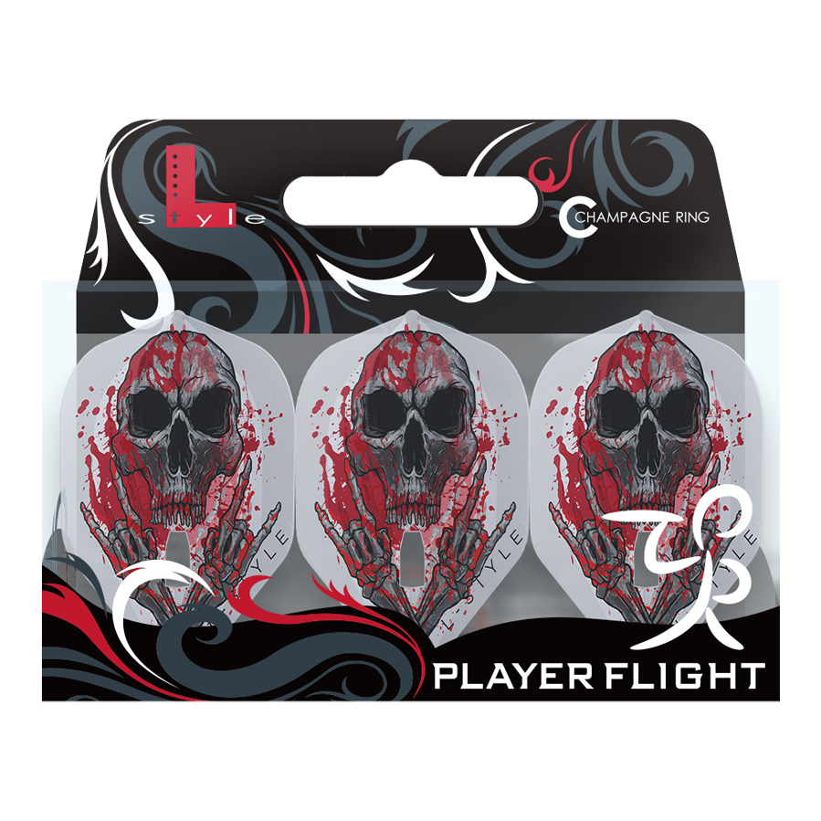 Plumas blancas transparentes estilo L Ryan Searle V3 L1PRO