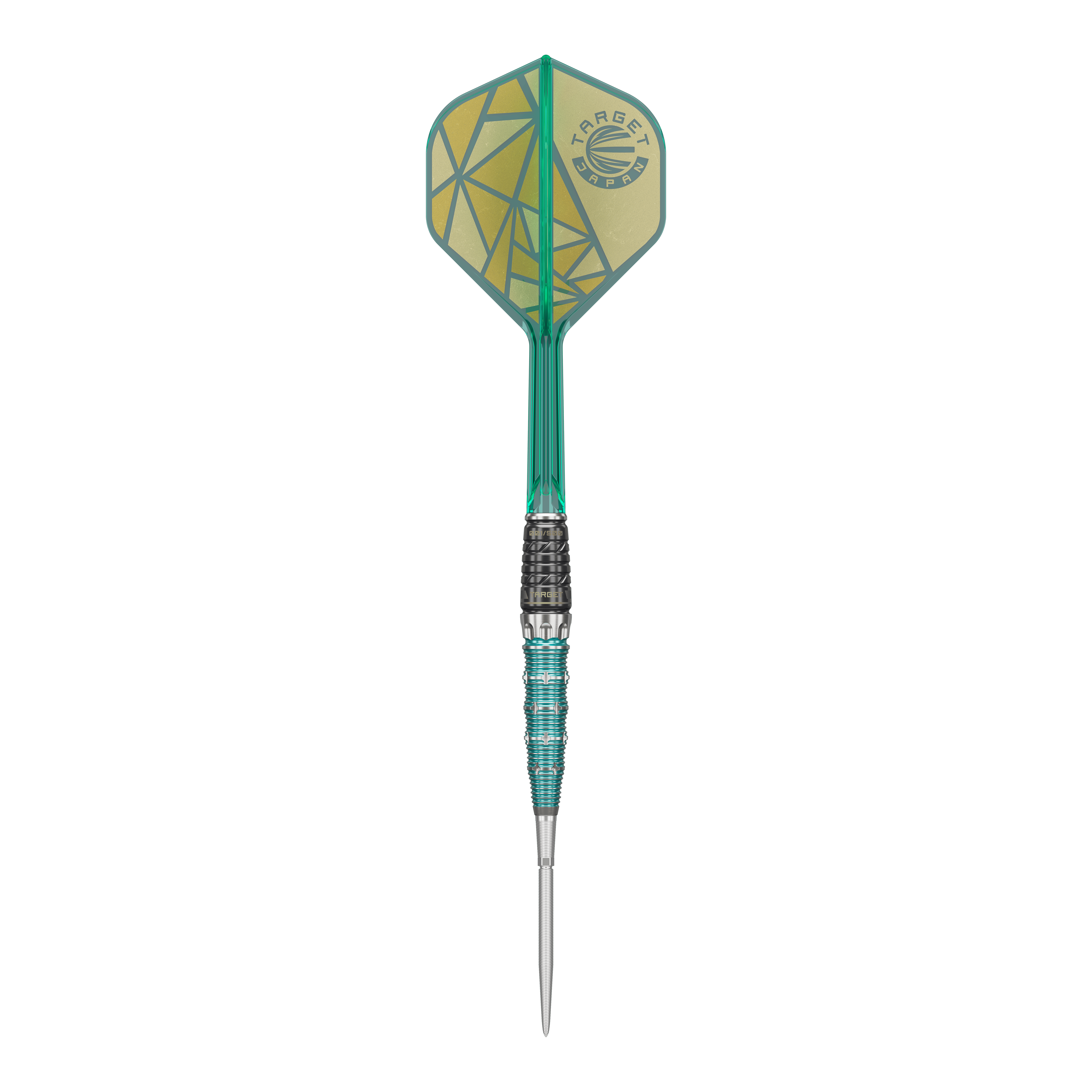 Target Japan The Rising Miracle Combination Limited Edition Swiss Point Steeldarts Target Japan The Rising Miracle Combination Limited Edition Swiss Point Steeldarts Vorderansicht. Der Barrel ist markant dargestellt.