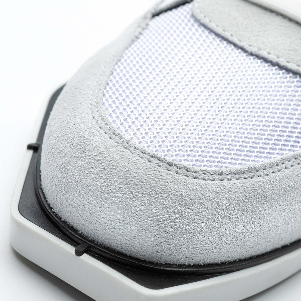 Tekstylne skórzane buty do darta Triple20 — biały czarny