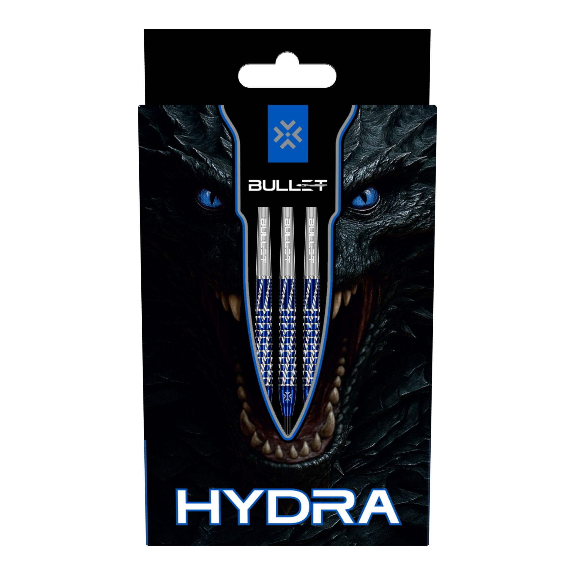 Ocelové šipky Bullet Hydra Das Bild zeigt Bullet Hydra Steeldarts. Diese Steeldarts eignen sich für präzises und professionelles Dartspiel.