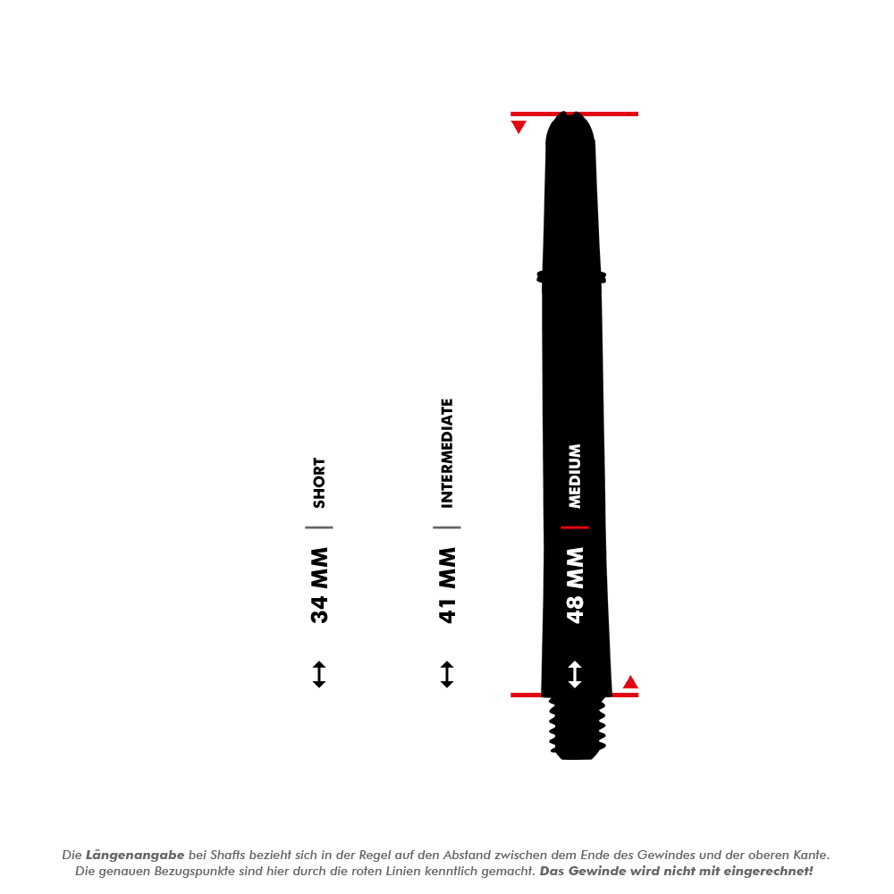Target Pro Grip Shafts – 3 sady – fialová