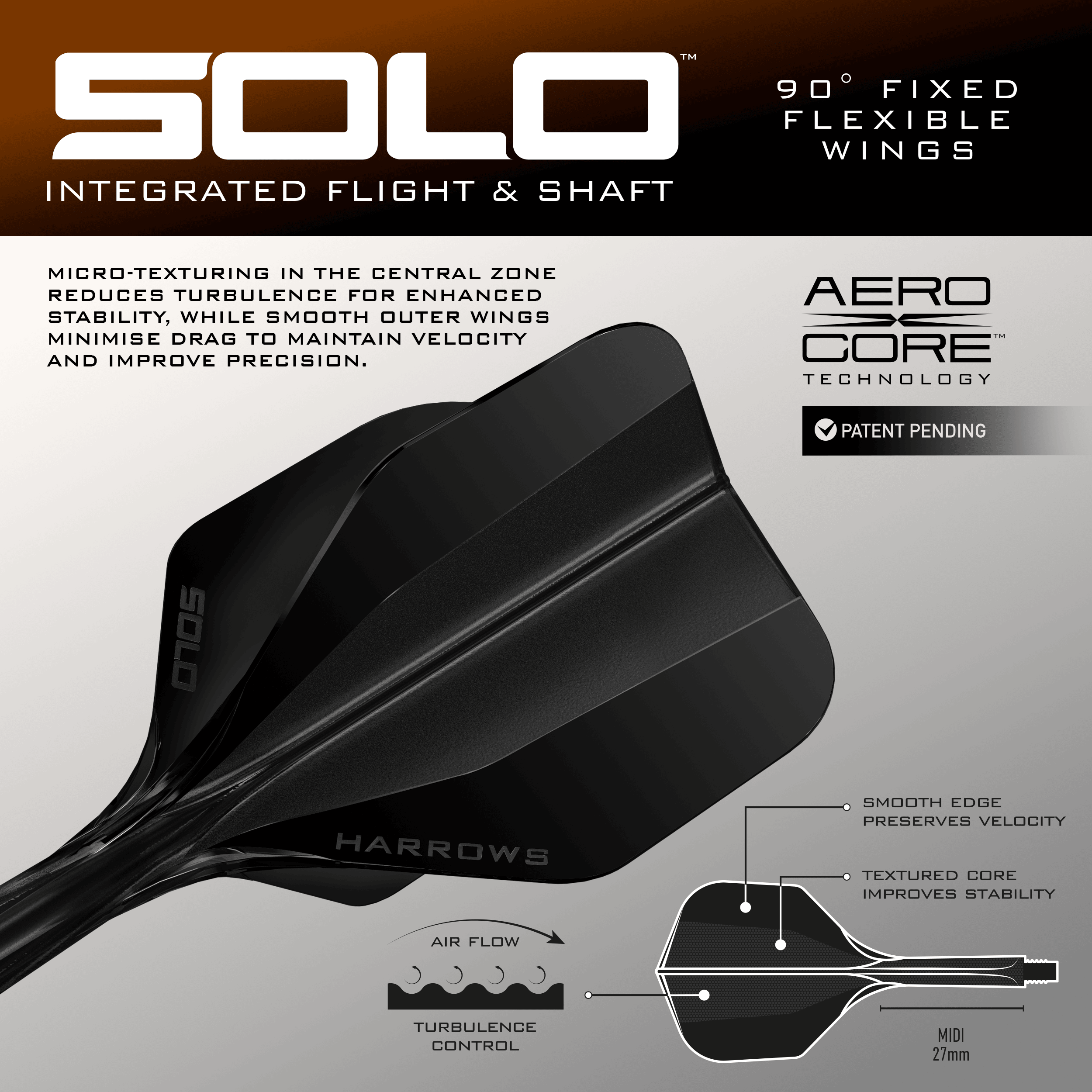 Dardos blandos Harrows Tungsten Trinity Abbildung der Harrows Wolfram Trinity Softdarts. Diese Softdarts sind für präzises Dartspiel entworfen.