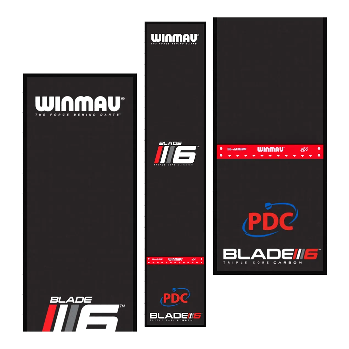 Tapis de fléchettes souple Winmau Pro Zone Precision Blade 6 Winmau Pro Zone Precision Blade 6 Soft Dartmatte ist auf dem Bild zu sehen. Es handelt sich um eine hochwertige Dartmatte für professionelles Training.