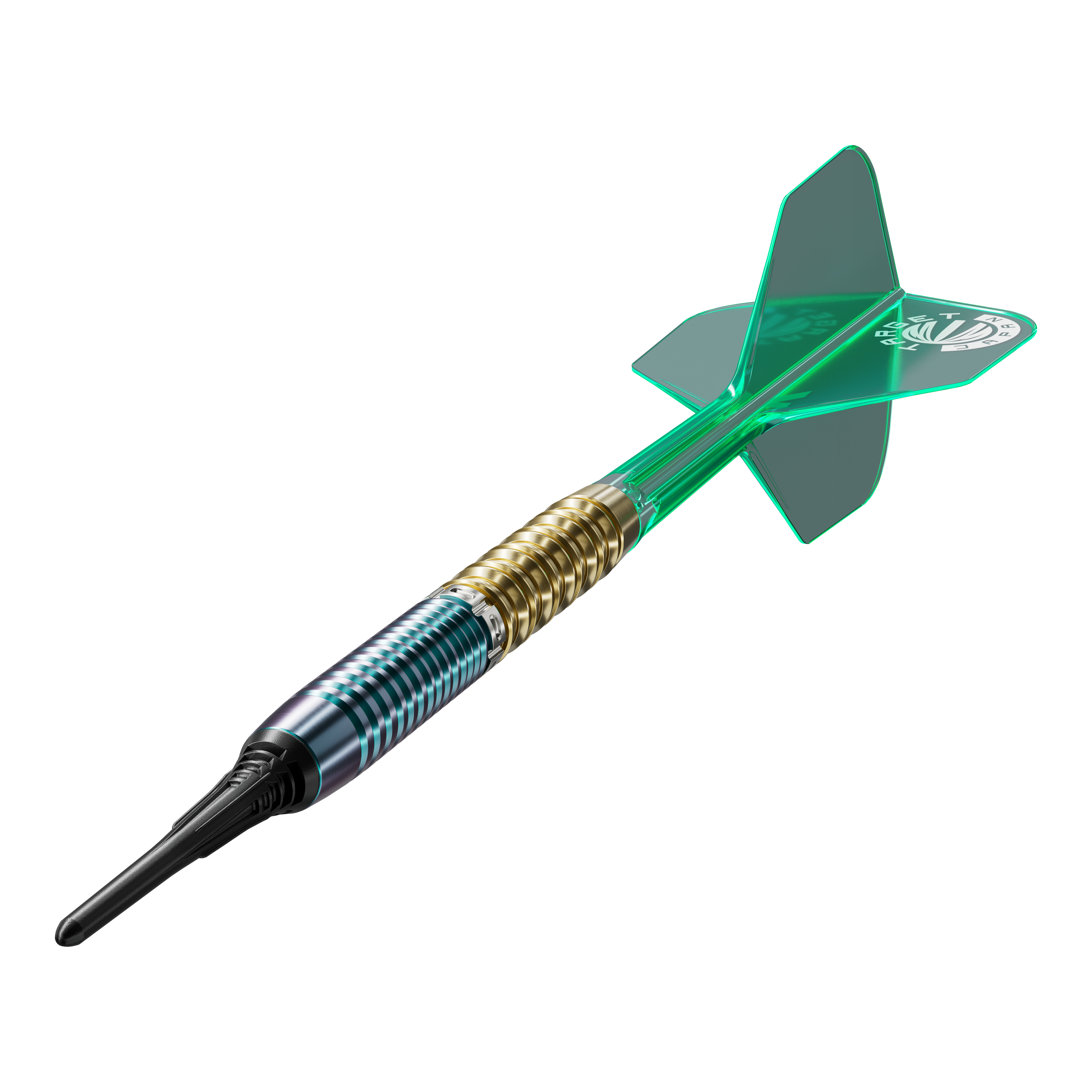 Das Bild zeigt die Target Japan Prime Series Zenith GEN 2.5 Softdarts mit einem Gewicht von 20g. Die Darts sind für das Softdartspiel geeignet und haben ein modernes Design.