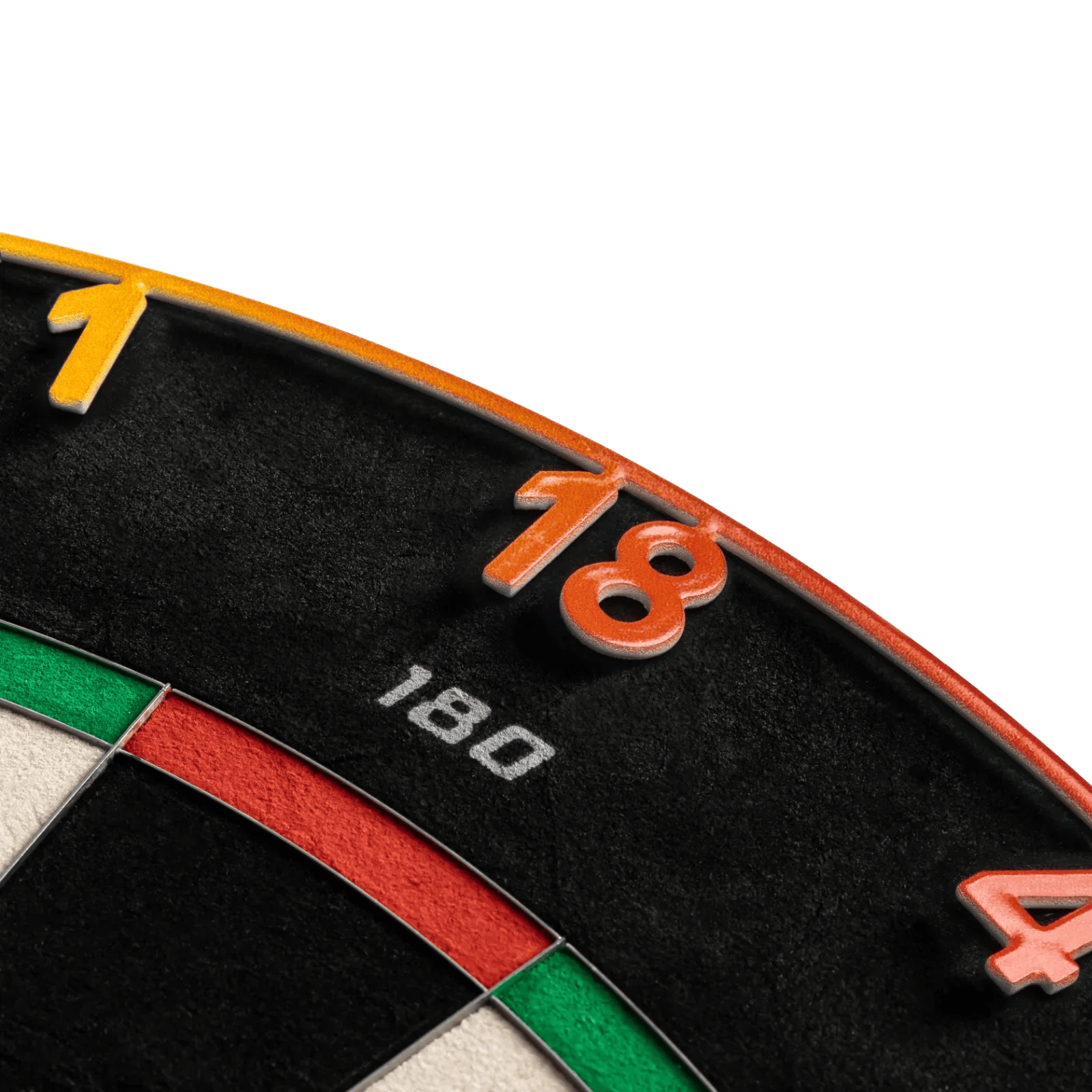 Precise 180 Endorphine Steeldartboard mit Nummernring - Spectrum Das Precise 180 Endorphine Steeldartboard mit Nummernring - Spectrum ist ein hochwertiges Dartboard mit klar erkennbarem Zahlenring. Es eignet sich perfekt für präzises Dartspiel zu Hause oder im Verein.