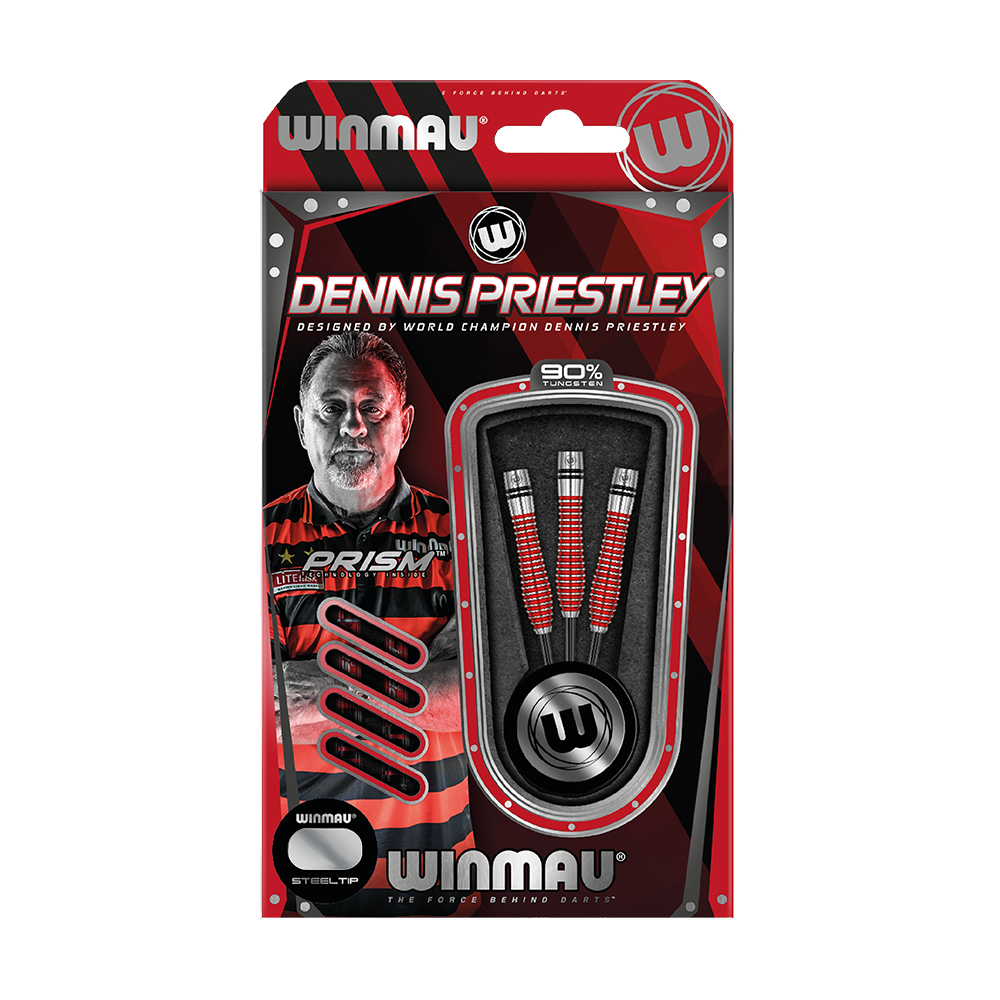 Freccette in acciaio Winmau Dennis Priestley Special Edition