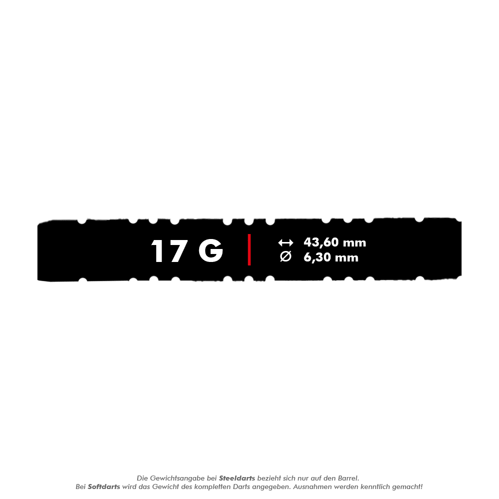 Fléchettes souples McDart 85 Tungsten V2 - 17g