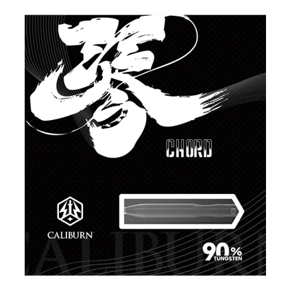 Ocelové šipky Caliburn Chord C1 - 21,5 g Abgebildet ist der Caliburn Chord C1 Steeldart mit 21,5g. Der Dartpfeil liegt auf einem neutralen Hintergrund.
