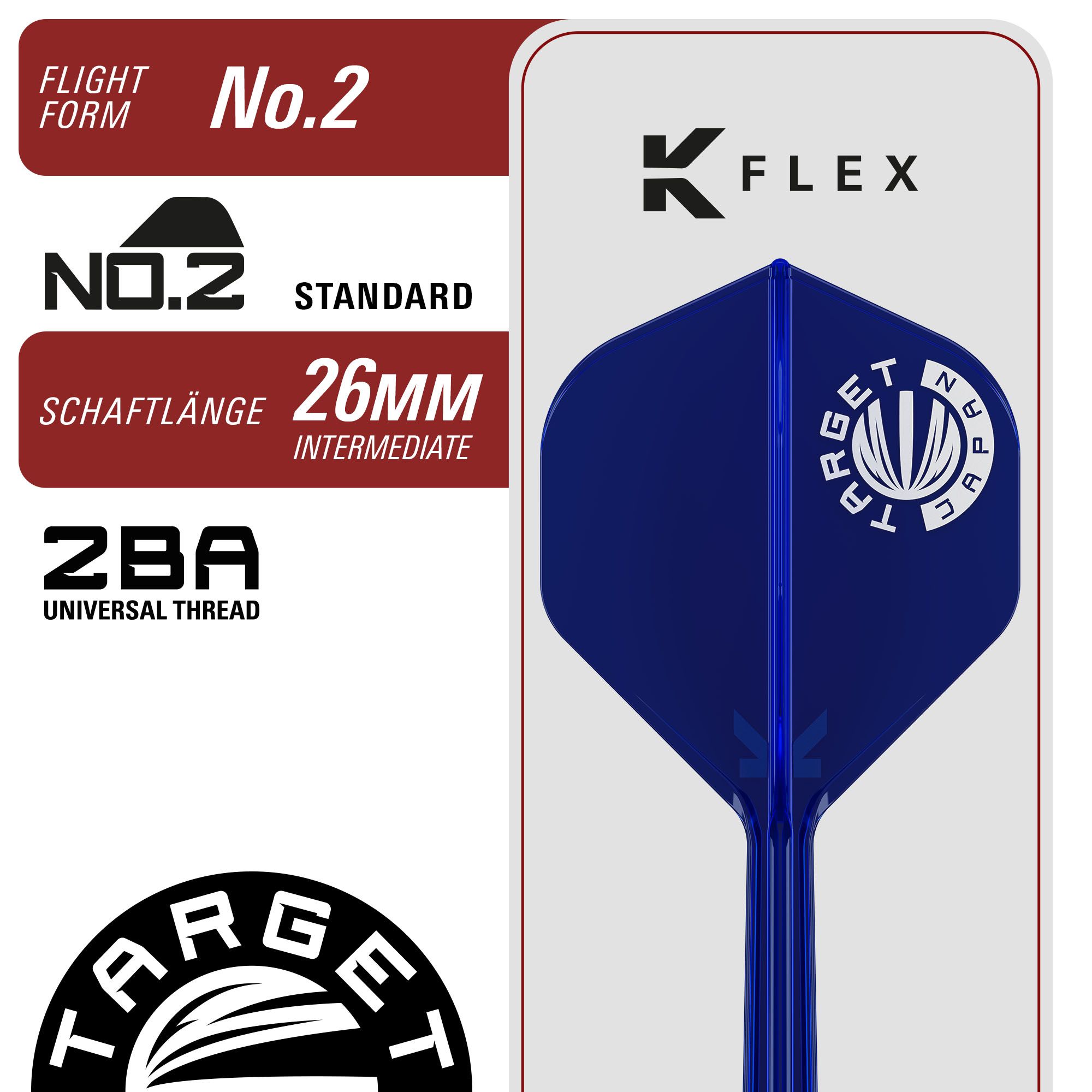 Fléchettes en acier Target Japan Sereno GEN3 Swiss Point