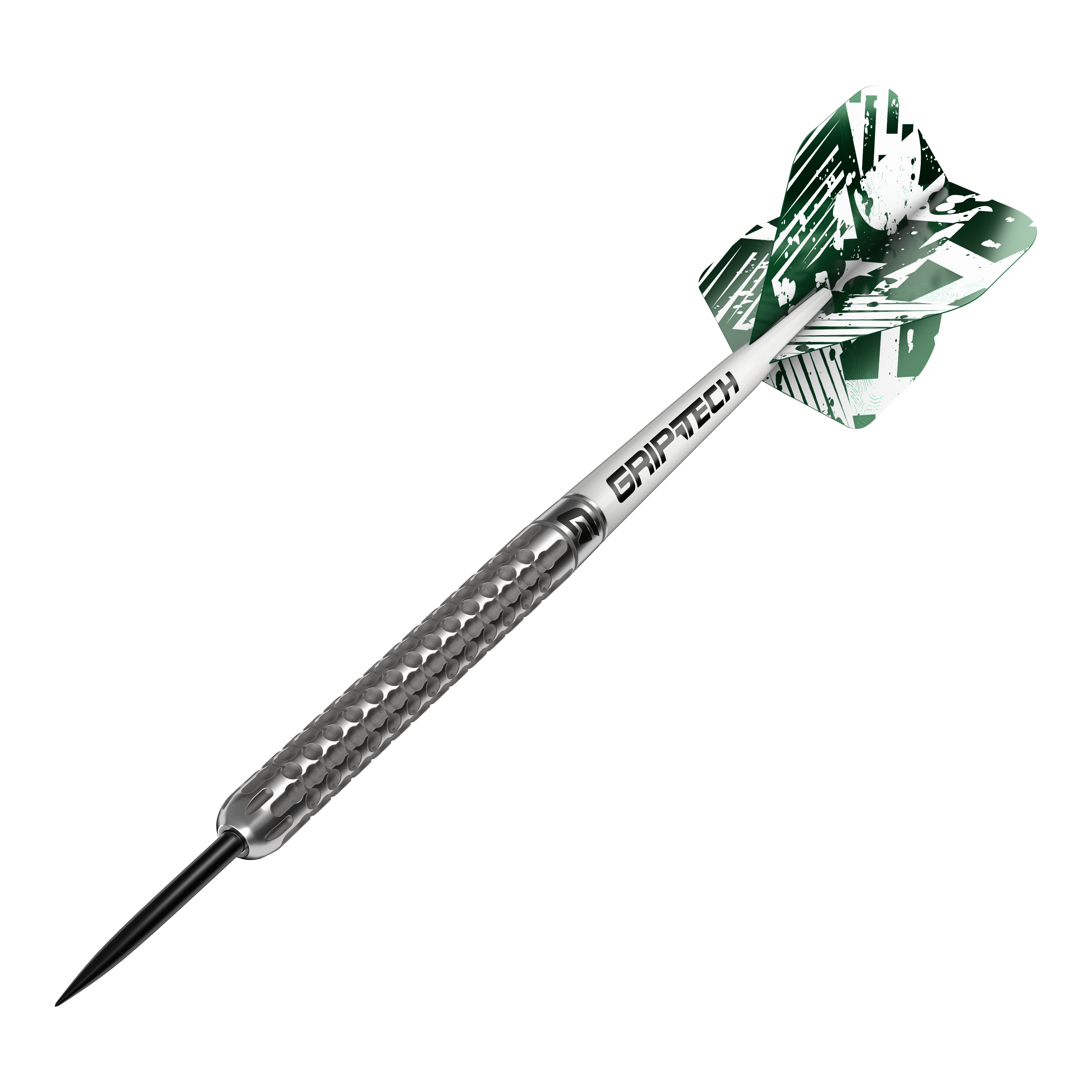 Šipky GOAT Fairway V1 z wolframové oceli Das Set GOAT Fairway V1 Tungsten Steeldarts wird gezeigt. Die einzelnen Barrels sind nebeneinander gelegt.
