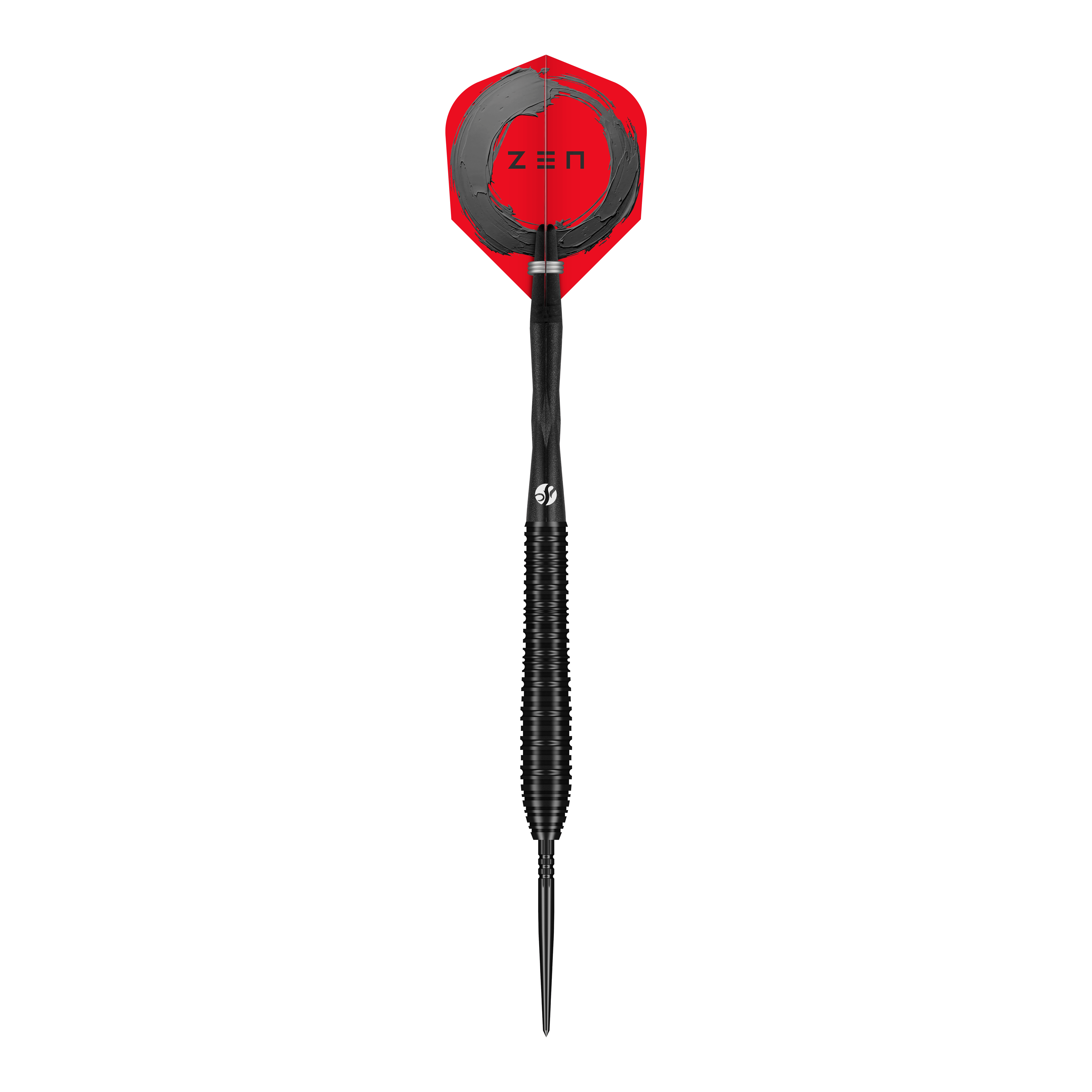 Shoty ZEN Torpedo Turbo Point Steel Darts - 23g Auf diesem Bild sind die Shot ZEN Torpedo Turbo Point Steeldarts - 23g zu sehen. Die Steeldarts werden präsentiert.