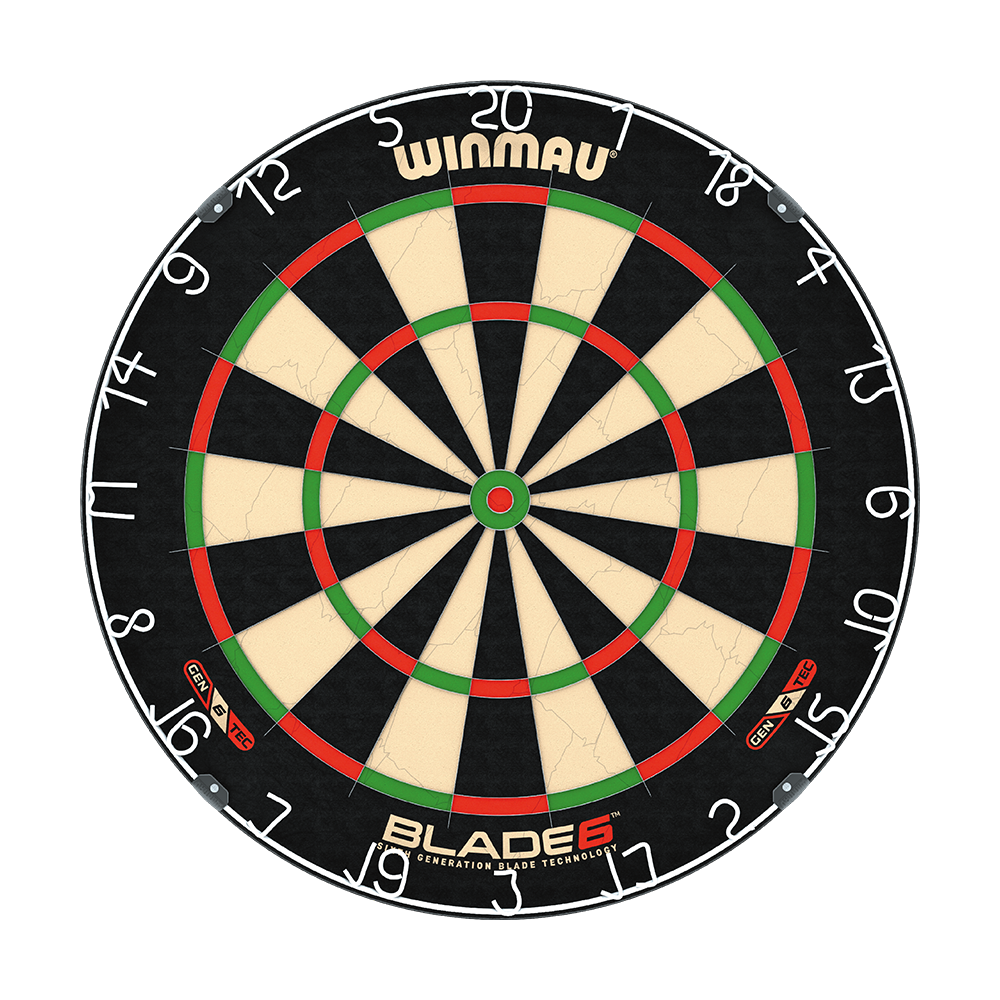 Winmau Blade 6 dartboard set with Polaris lighting