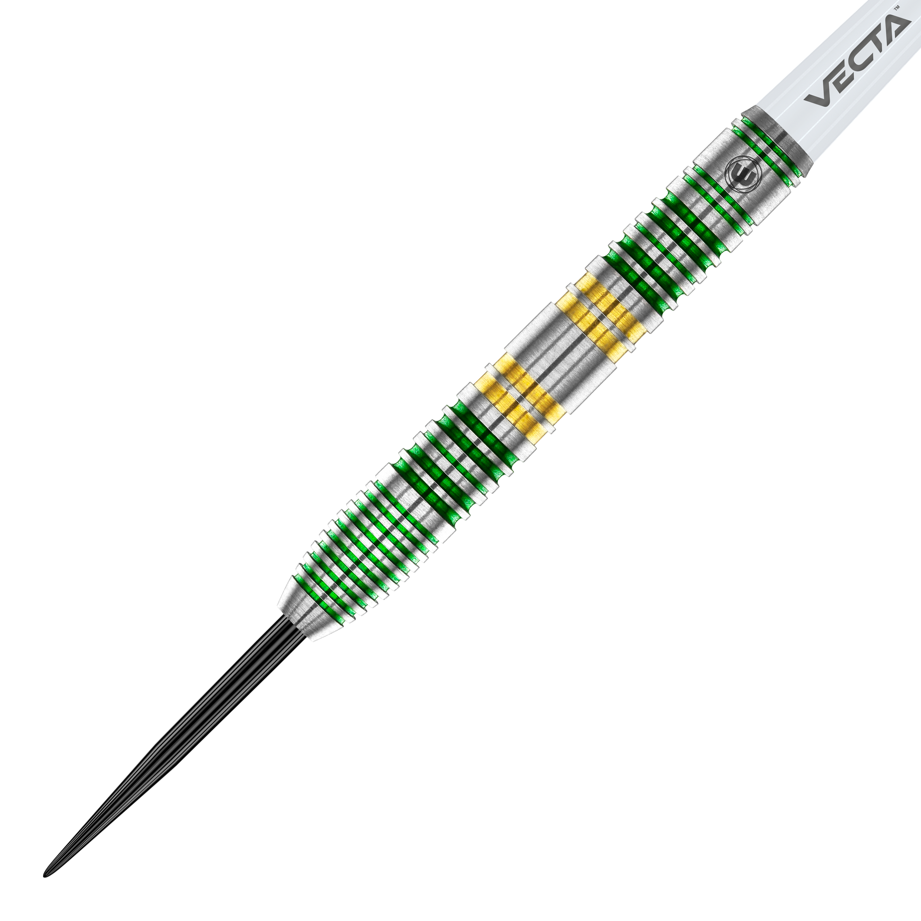 Winmau Xenon Steeldarts Mehrere Winmau Xenon Steeldarts sind im Bild zu sehen. Die Oberfläche spiegelt das Licht.