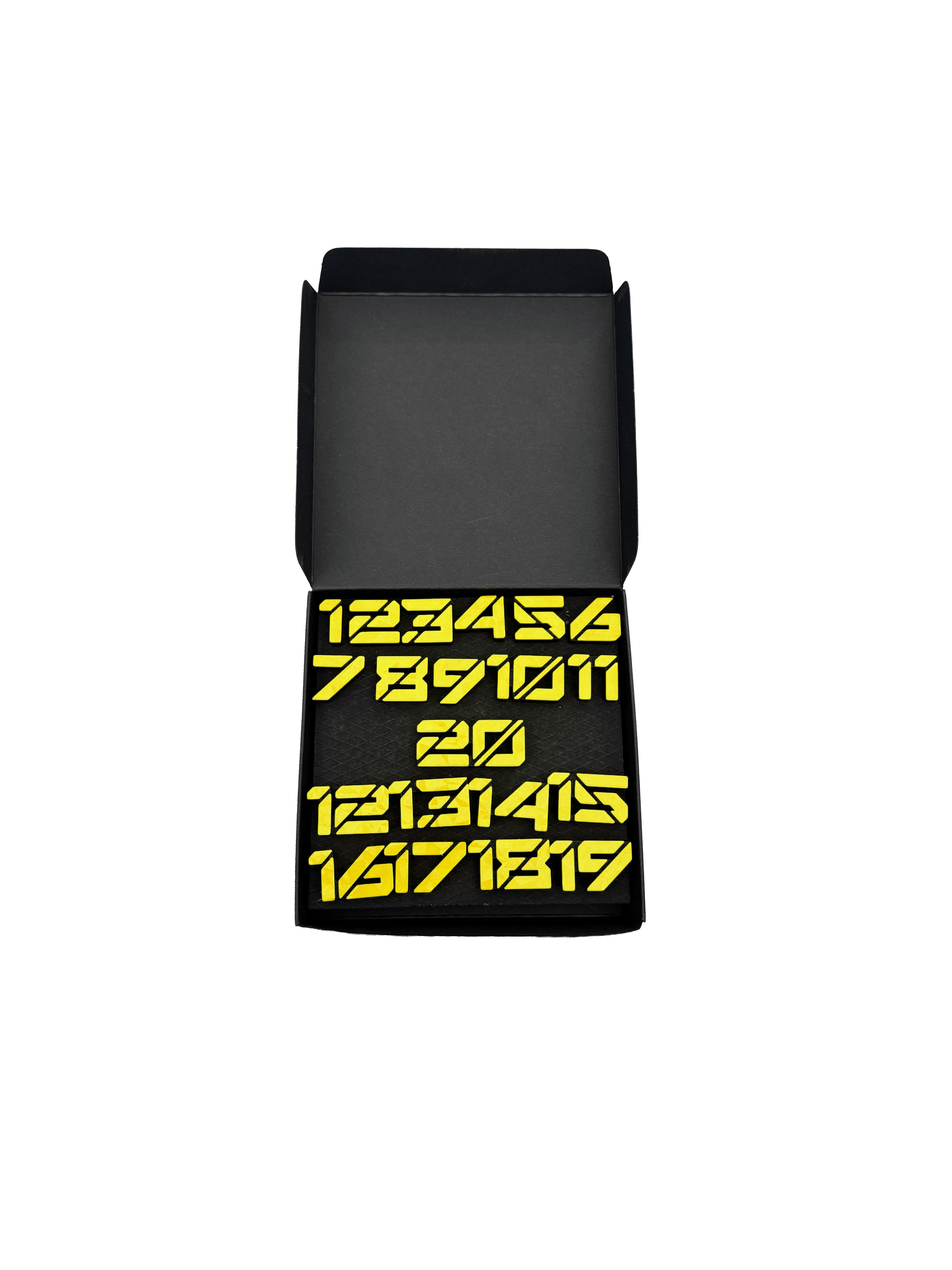McDart Dartboard Number Rings / Number Ring Cyber Die Datei trägt den Namen 'Cyber Gelb Box'. Abgebildet ist vermutlich eine Verpackung in Gelb.