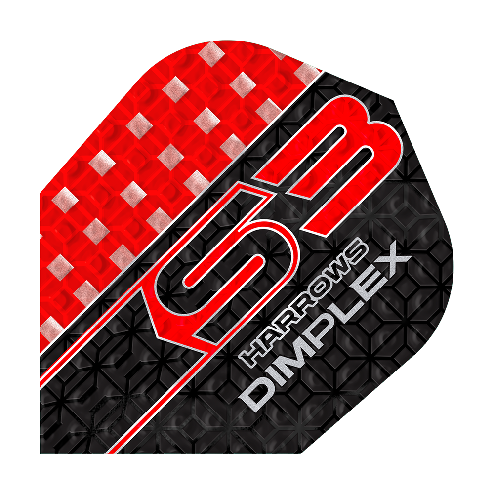 Harrows Dimplex S3 Flights - Rot