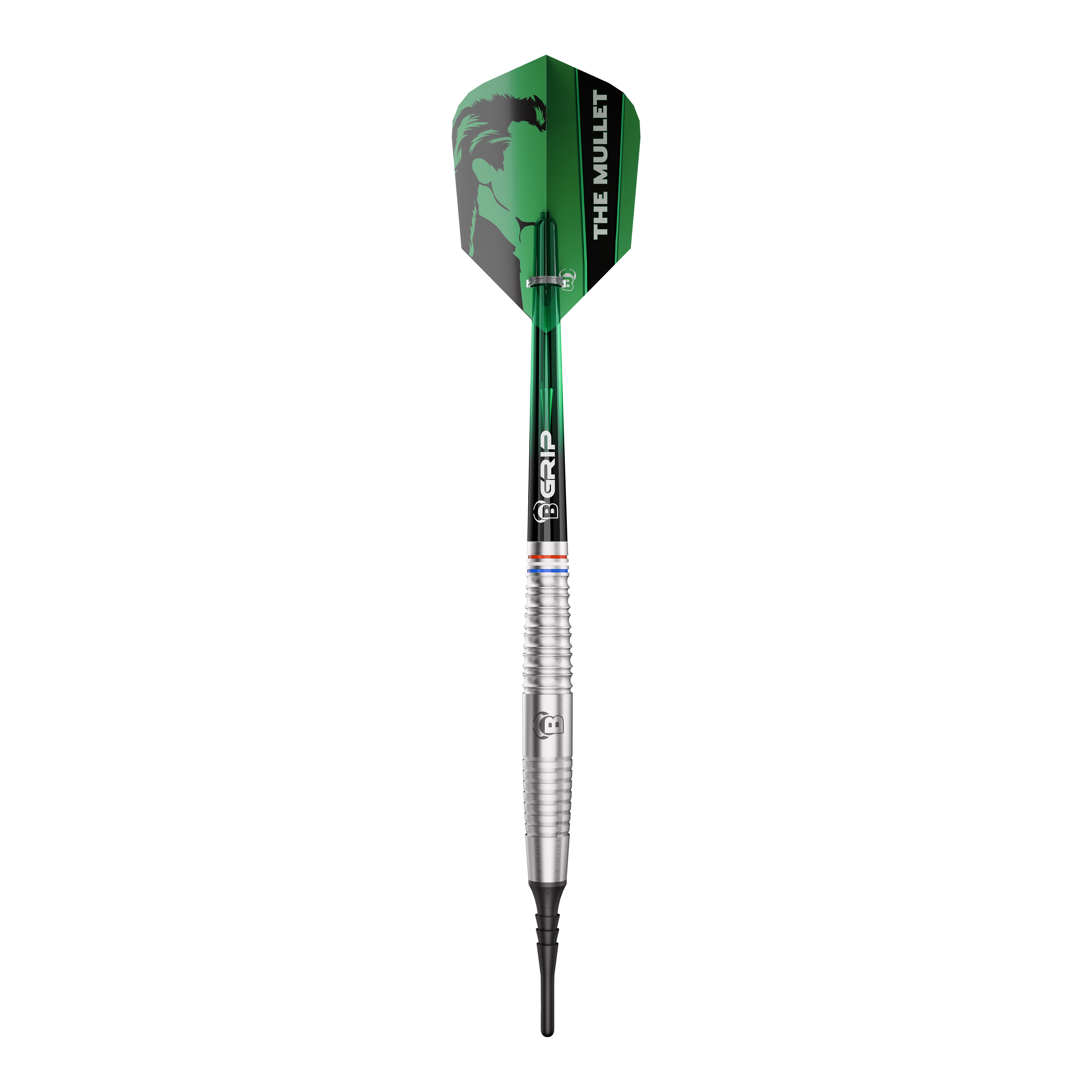Dardos blandos Bulls Danny Jansen - 20 g Das Produkt Bulls Danny Jansen Softdarts - 20g ist auf dem Bild zu sehen. Die Aufnahme zeigt die spezifischen Details des Softdarts.