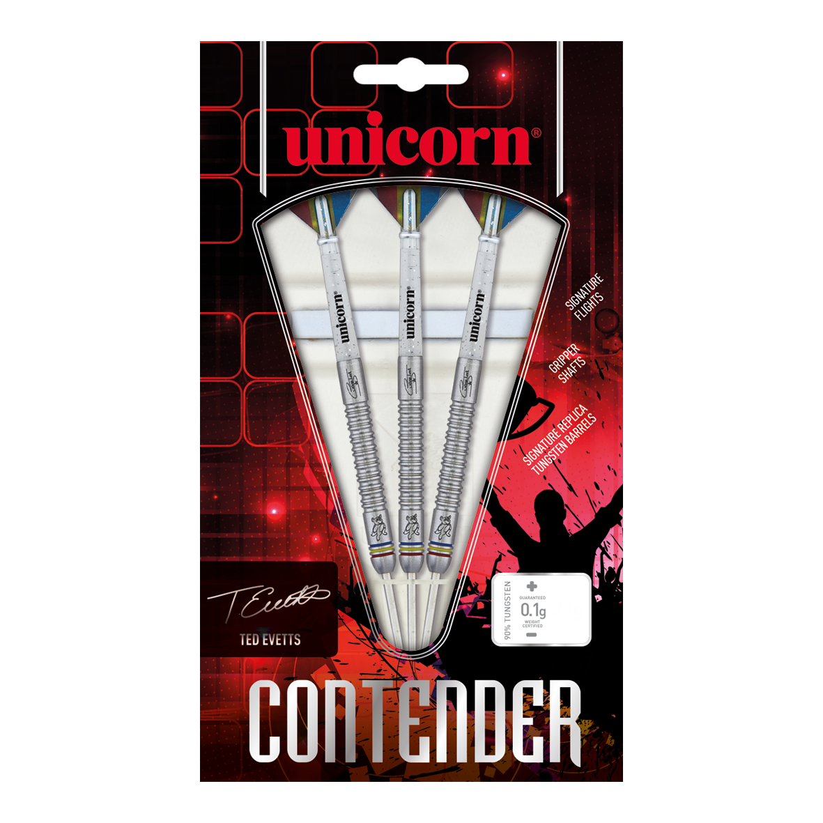 Unicorn Contender Ted Evetts Fase 2 Steeldarts - 23g