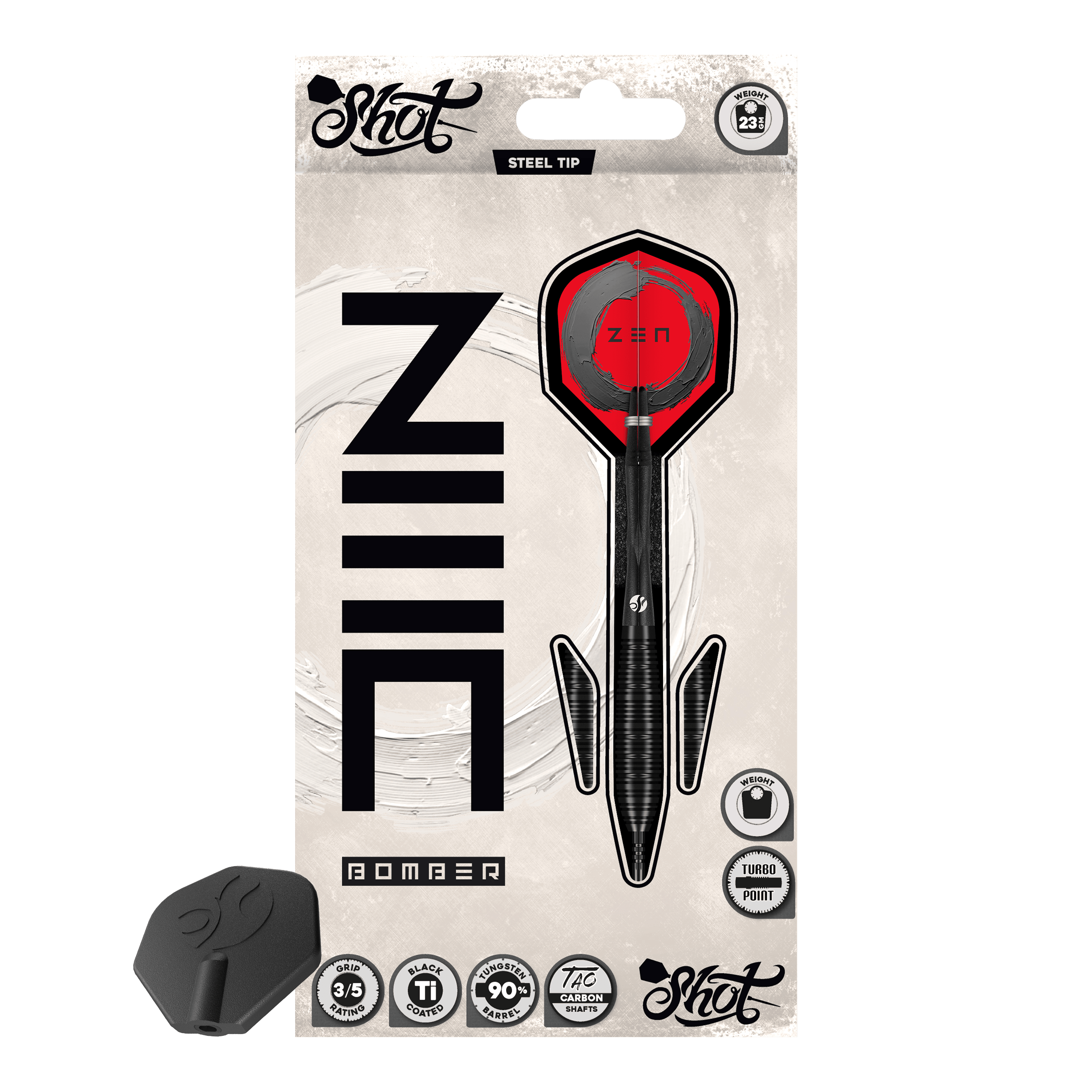 Shot ZEN Bomber Turbo Point Steeldarts Shot ZEN Bomber Turbo Point Steeldarts