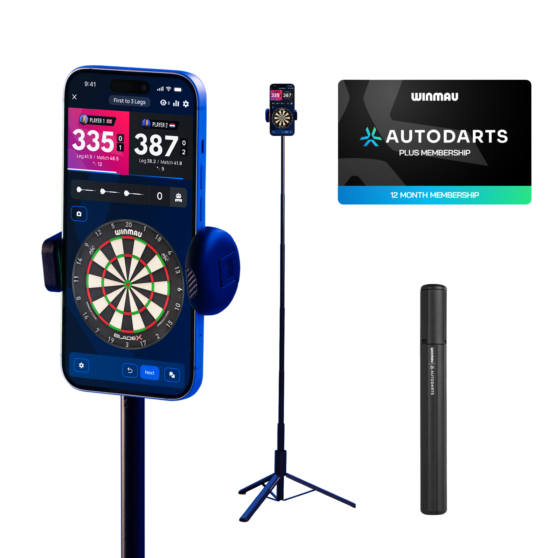 Winmau Device Stand & 12 Monate Membership Bundle