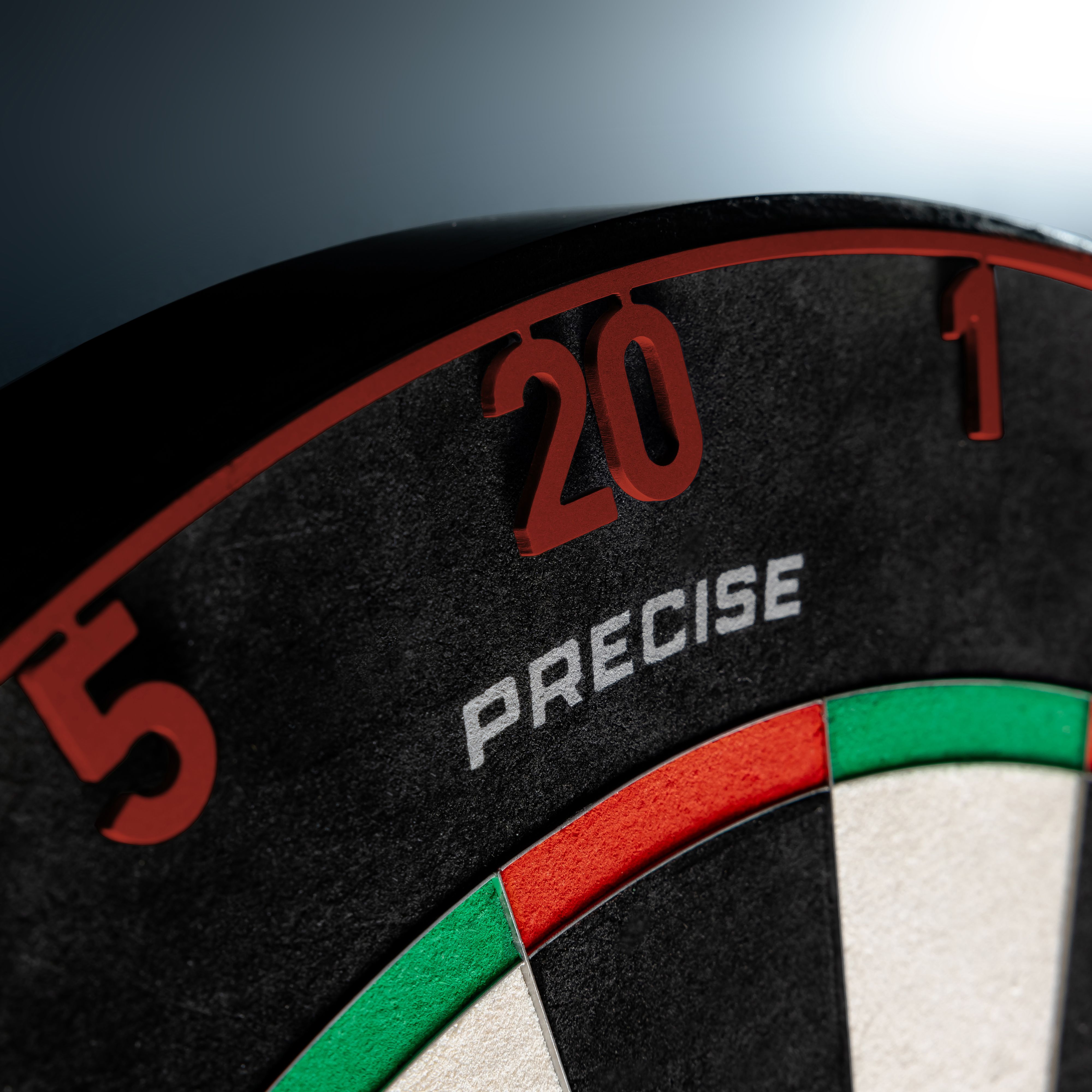Precise 180 Endorphine Steeldartboard mit Nummernring - Faded Red Das Precise 180 Endorphine Steeldartboard mit Nummernring in Faded Red ist zu sehen. Die Abbildung präsentiert das Produkt in kräftigen Farbtönen.